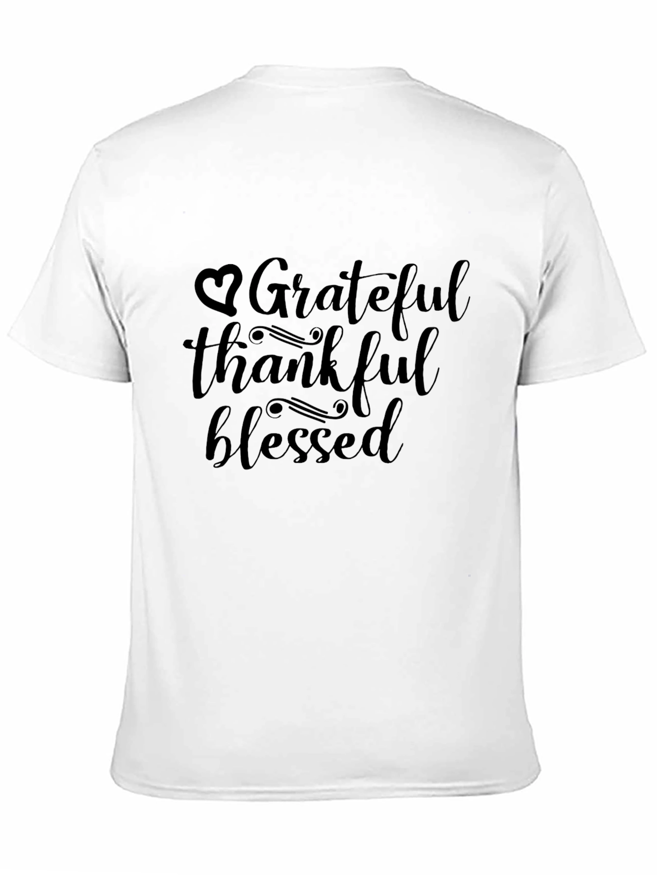 Grateful Thankful Blessed Graphic T-Shirt