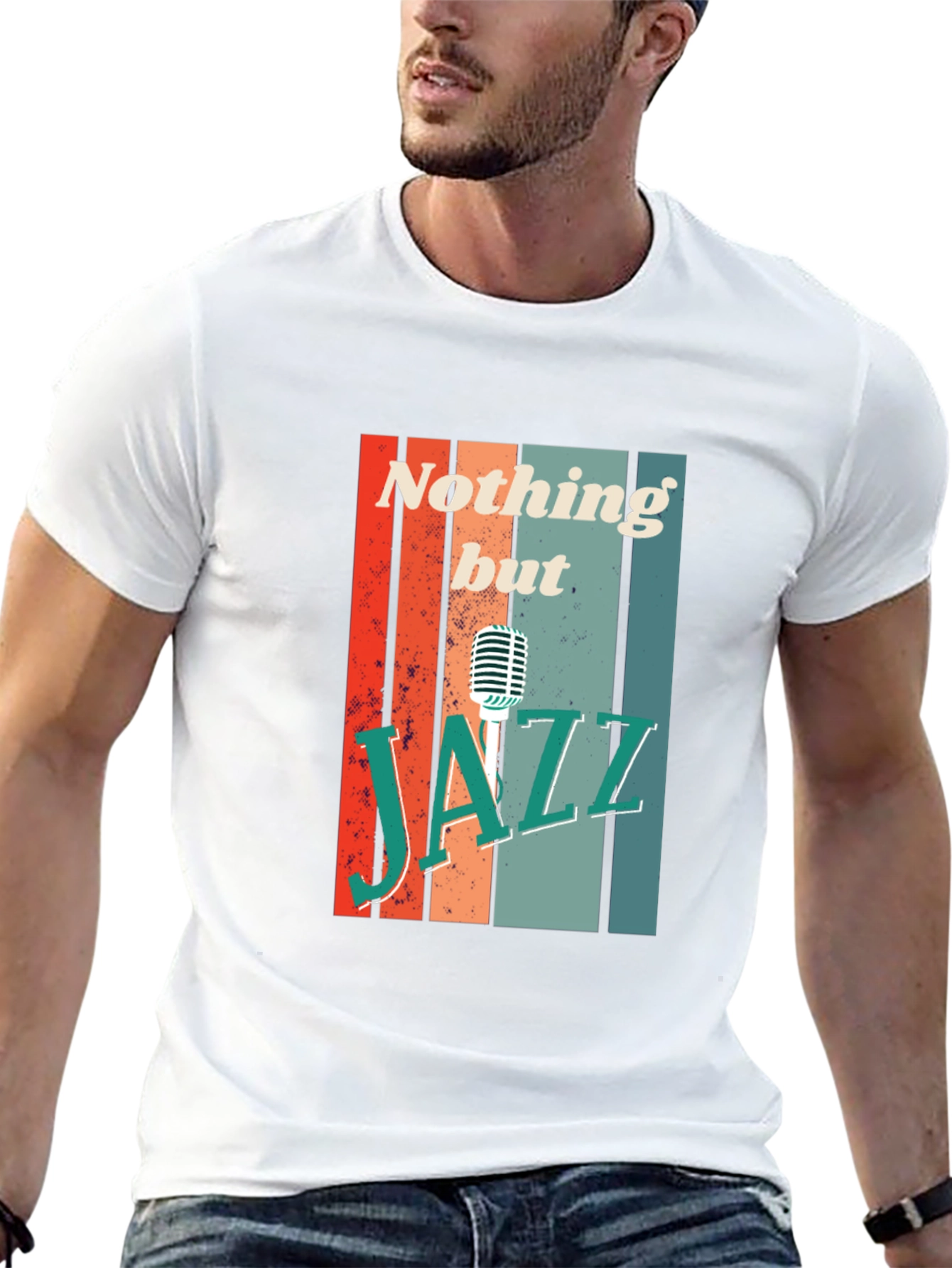 Nothing but Jazz Graphic T-Shirt - Retro Style