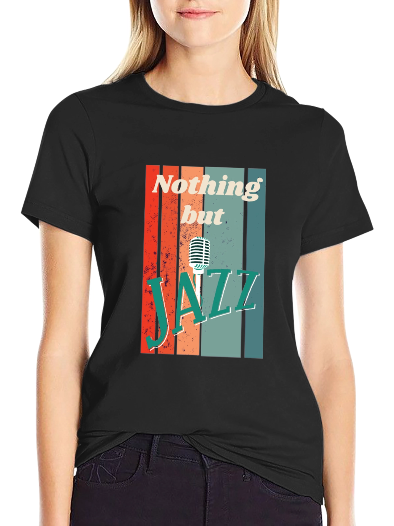 Nothing but Jazz Graphic T-Shirt - Retro Style
