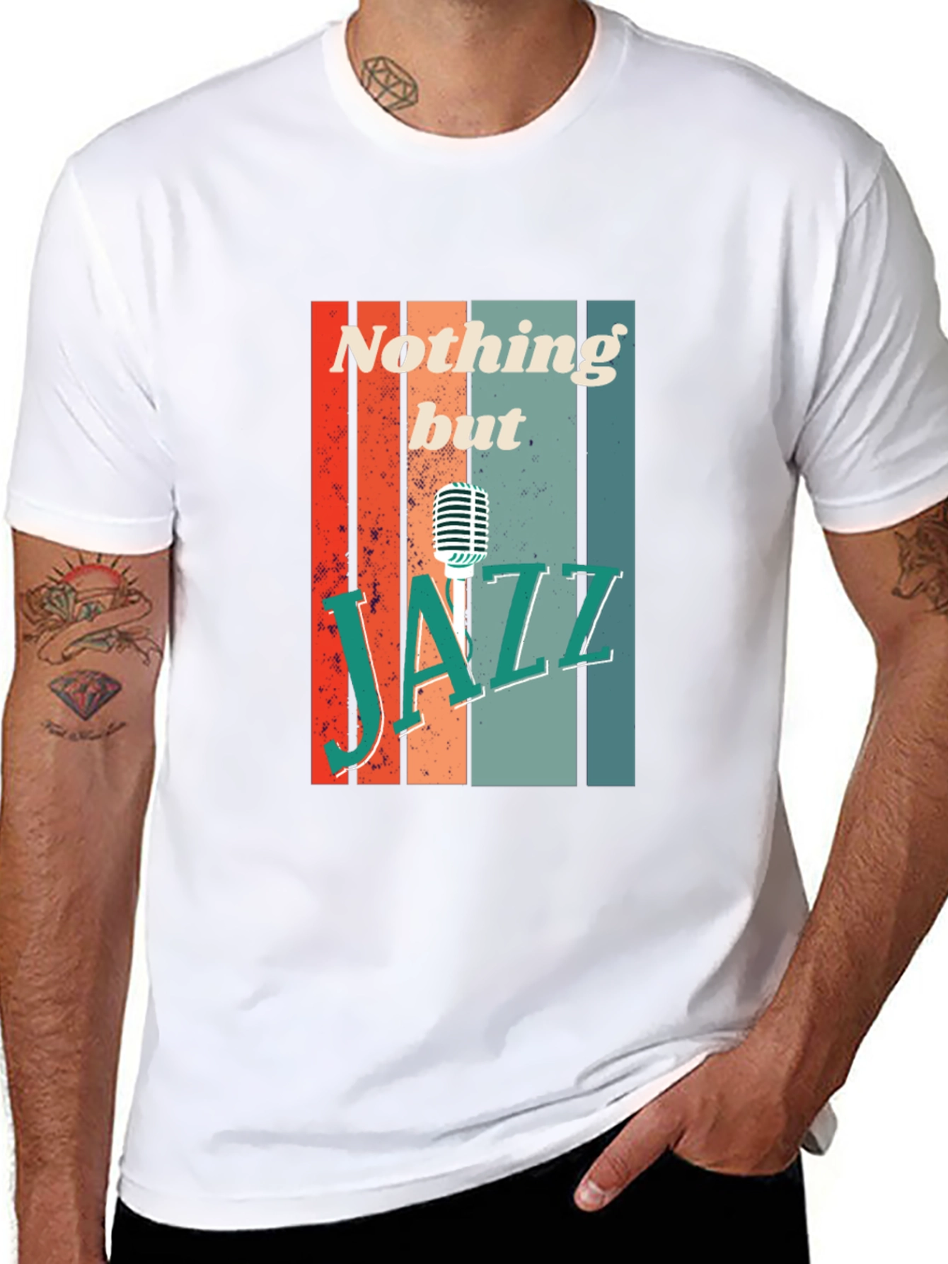 Nothing but Jazz Graphic T-Shirt - Retro Style