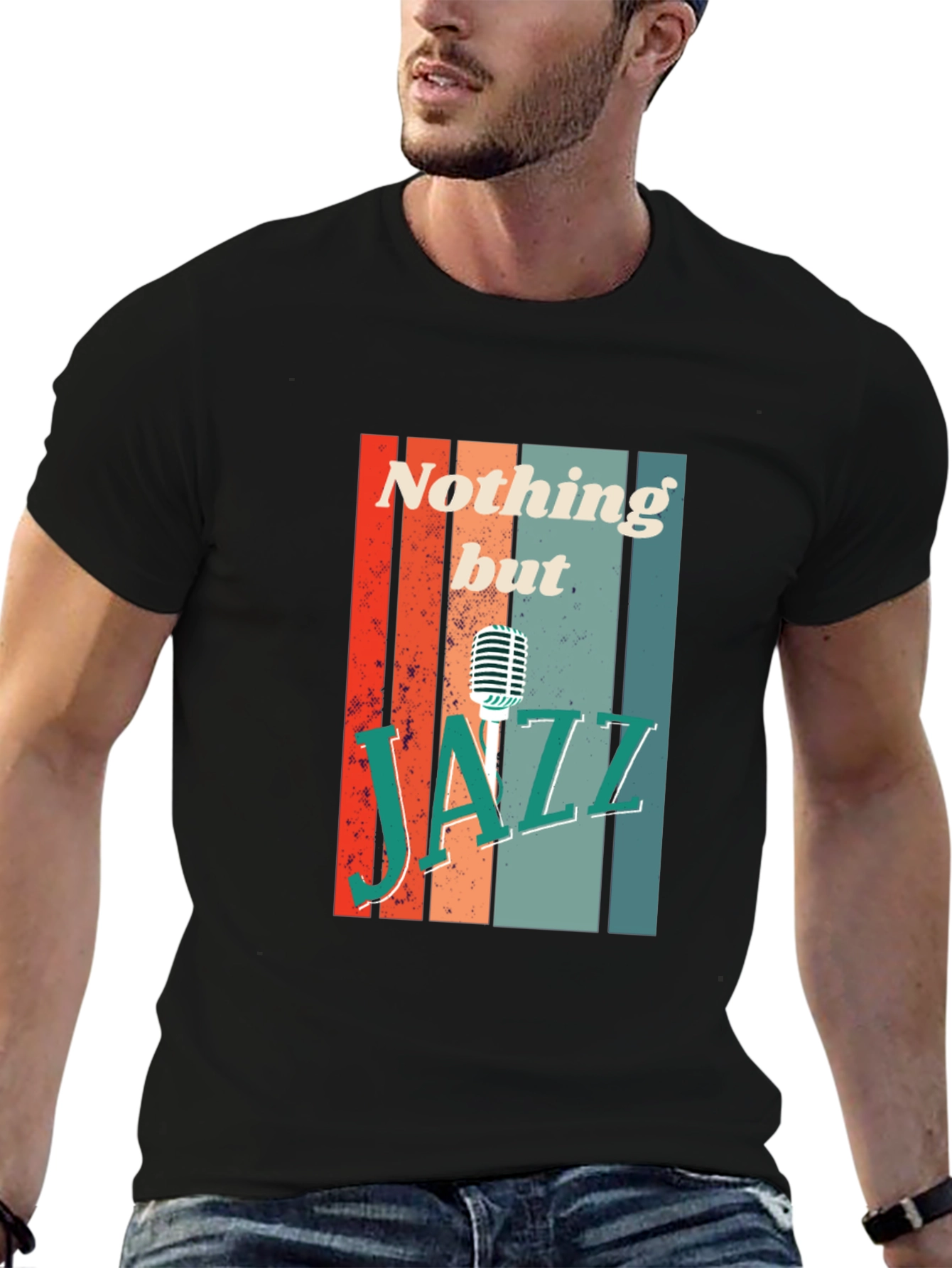 Nothing but Jazz Graphic T-Shirt - Retro Style