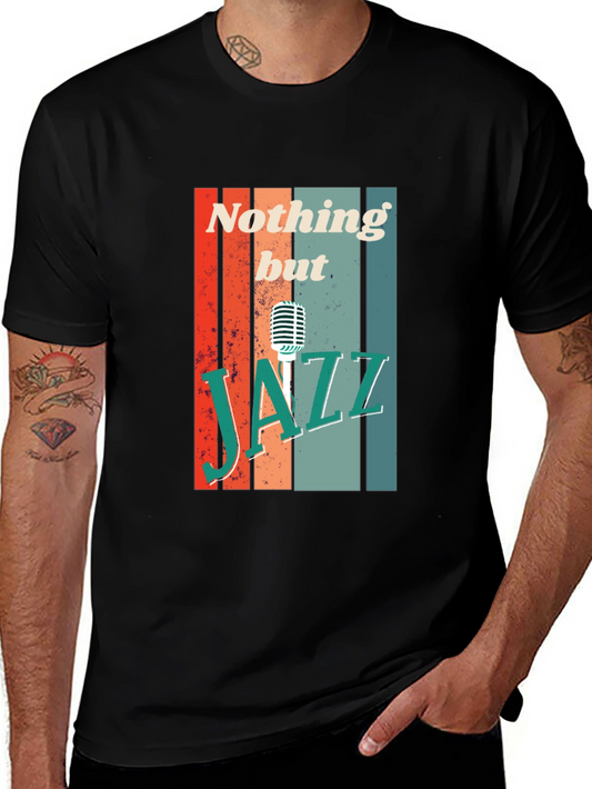 Nothing but Jazz Graphic T-Shirt - Retro Style