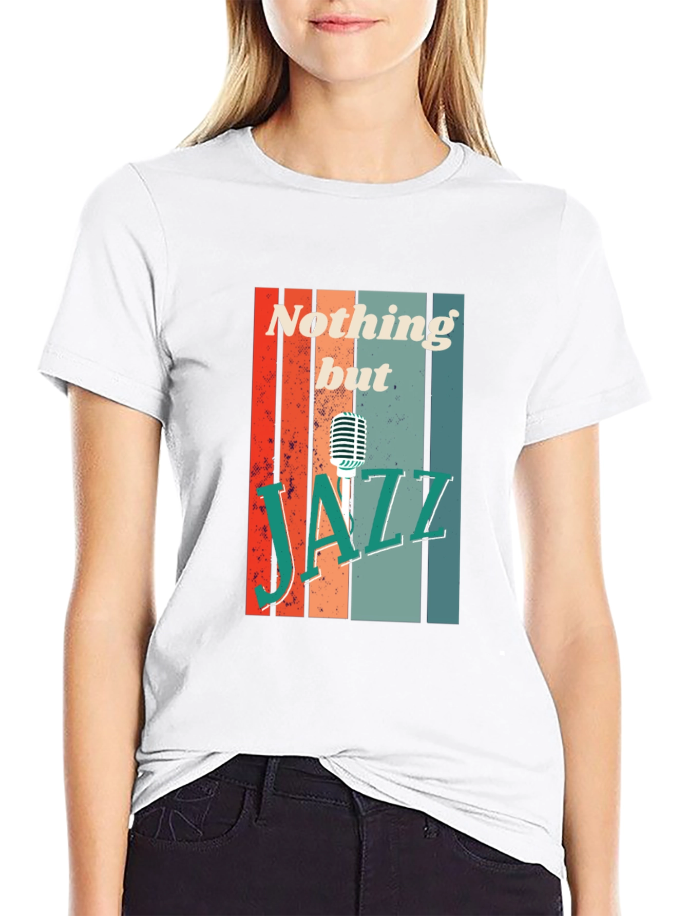 Nothing but Jazz Graphic T-Shirt - Retro Style