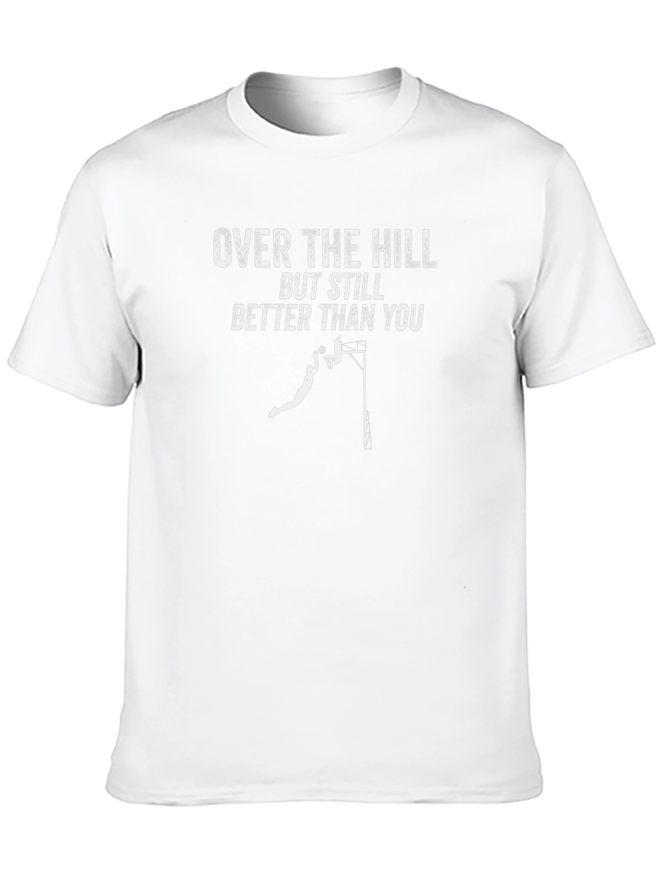 Over the Hill Basketball Graphic Tee - Funny Gift
