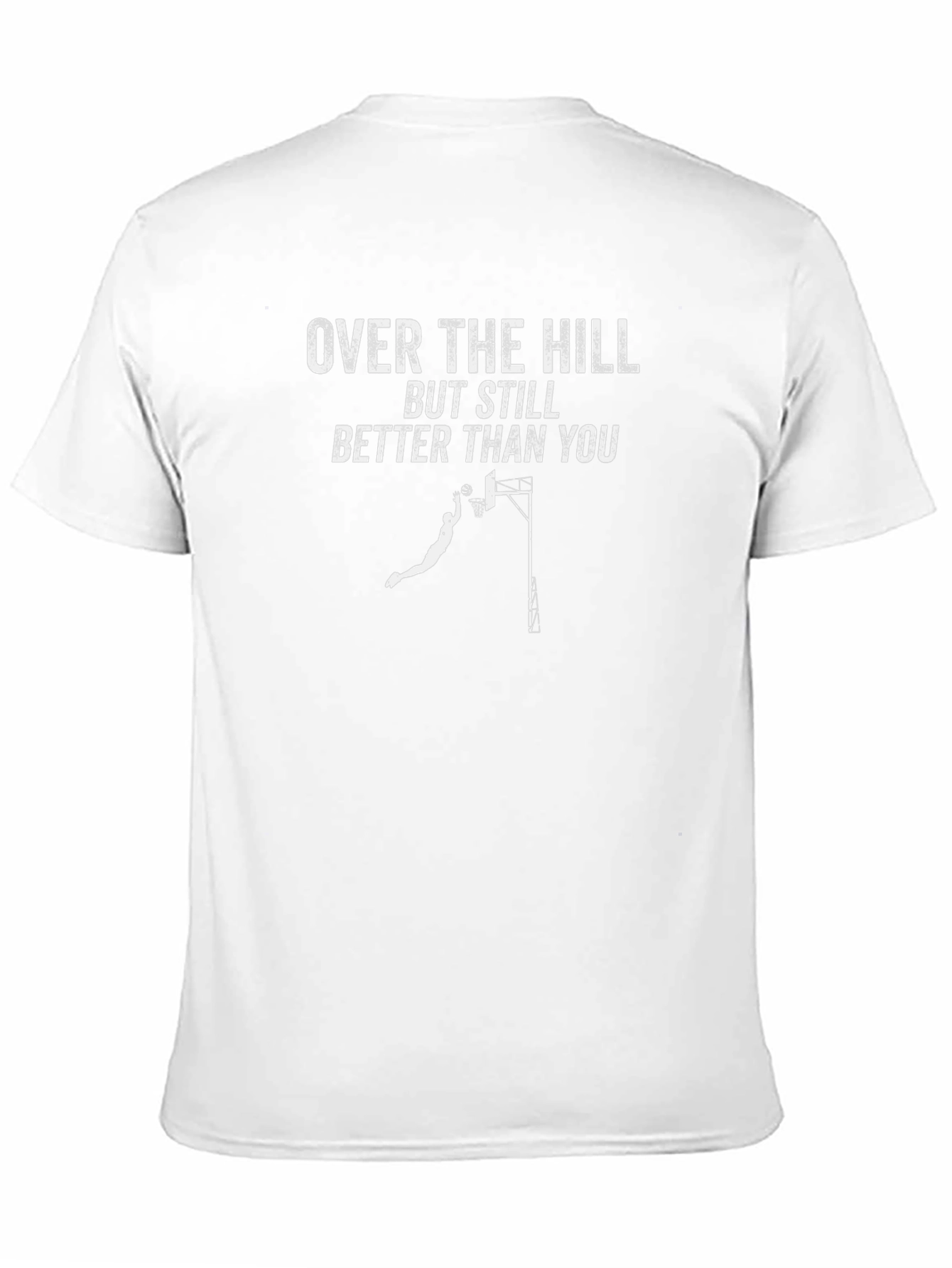 Over the Hill Basketball Graphic Tee - Funny Gift