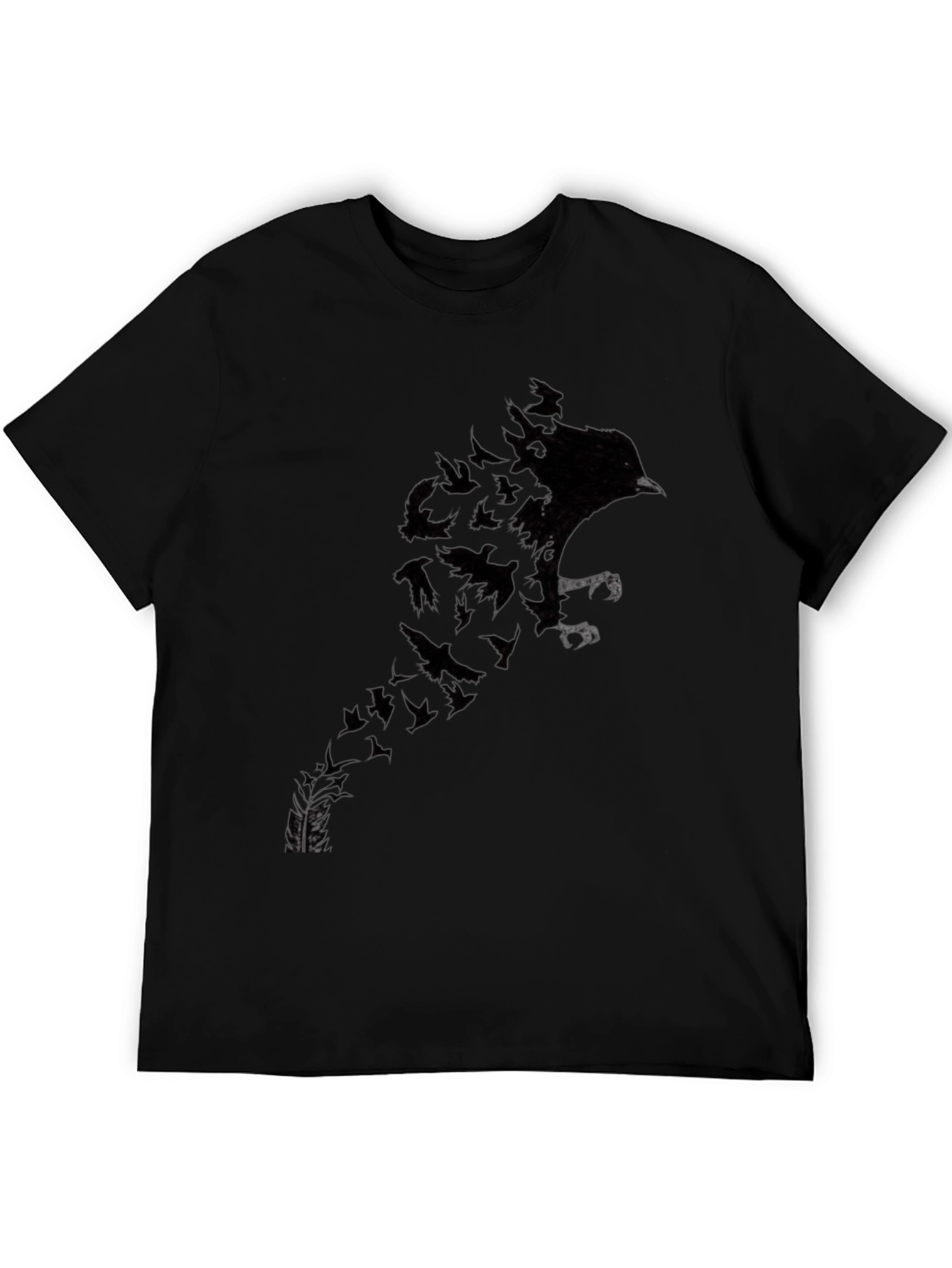 Raven Transformation Mens Black T-Shirt