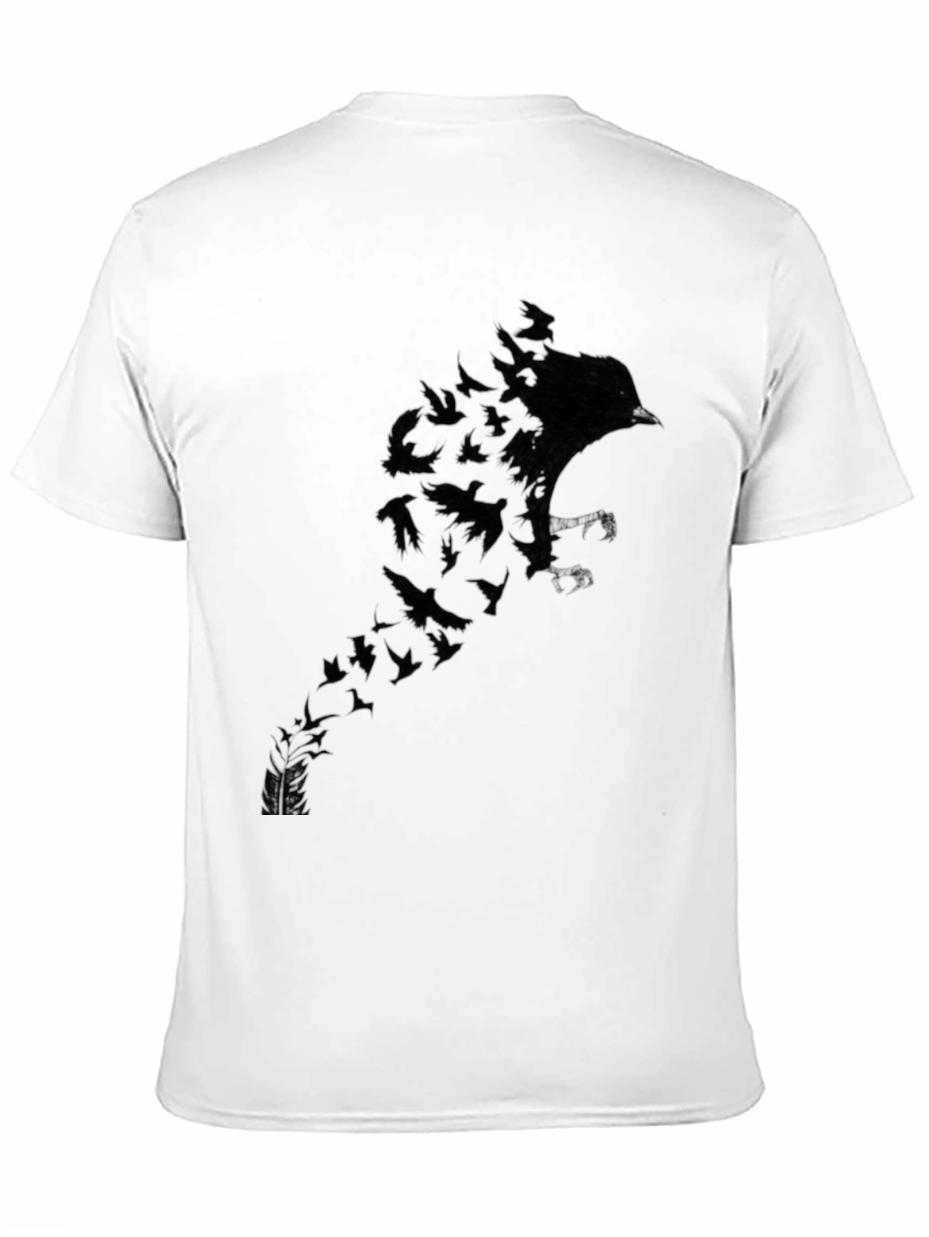 Raven Transformation Mens Black T-Shirt