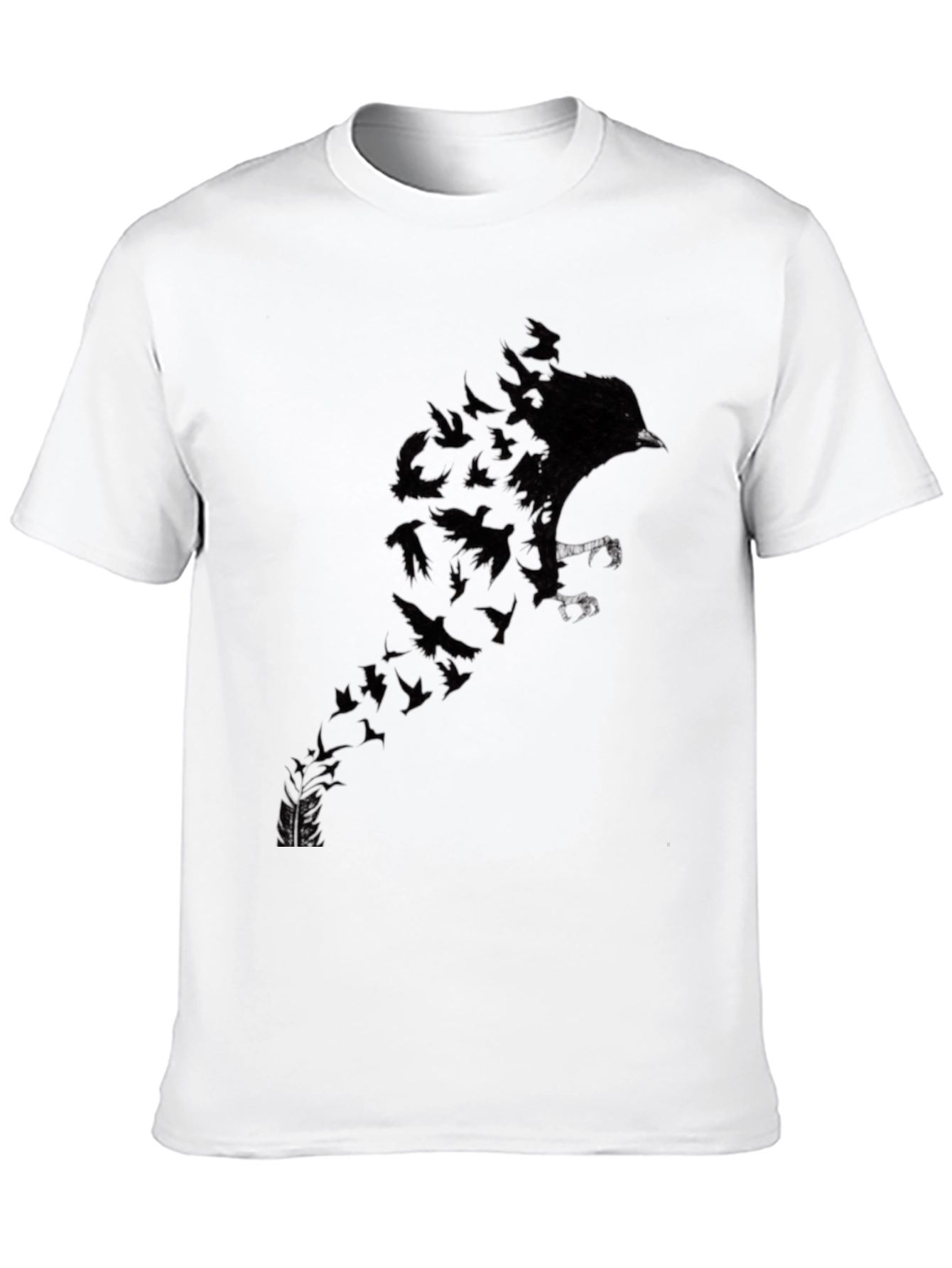 Raven Transformation Mens Black T-Shirt