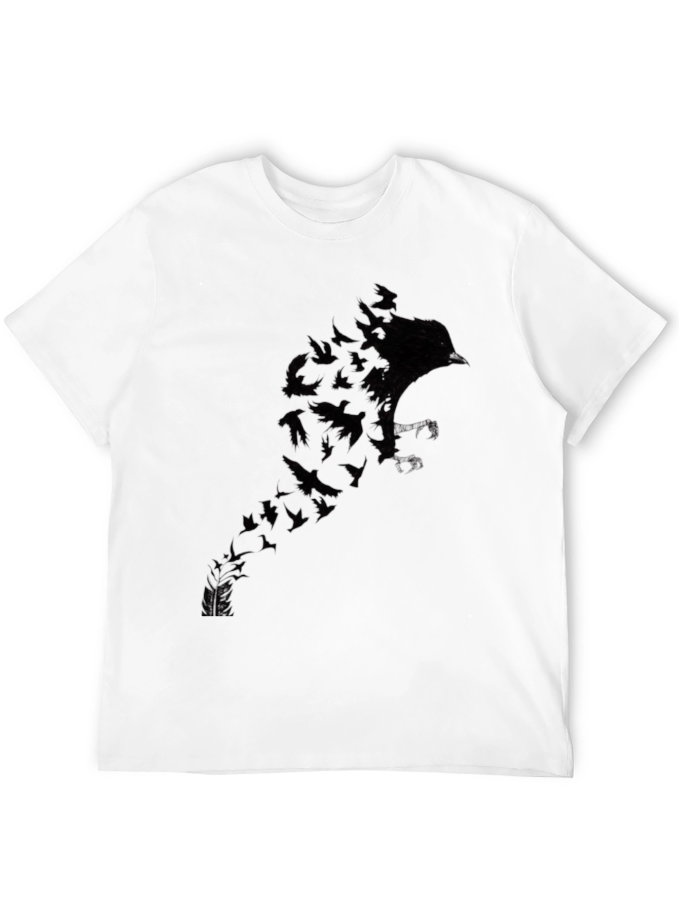 Raven Transformation Mens Black T-Shirt