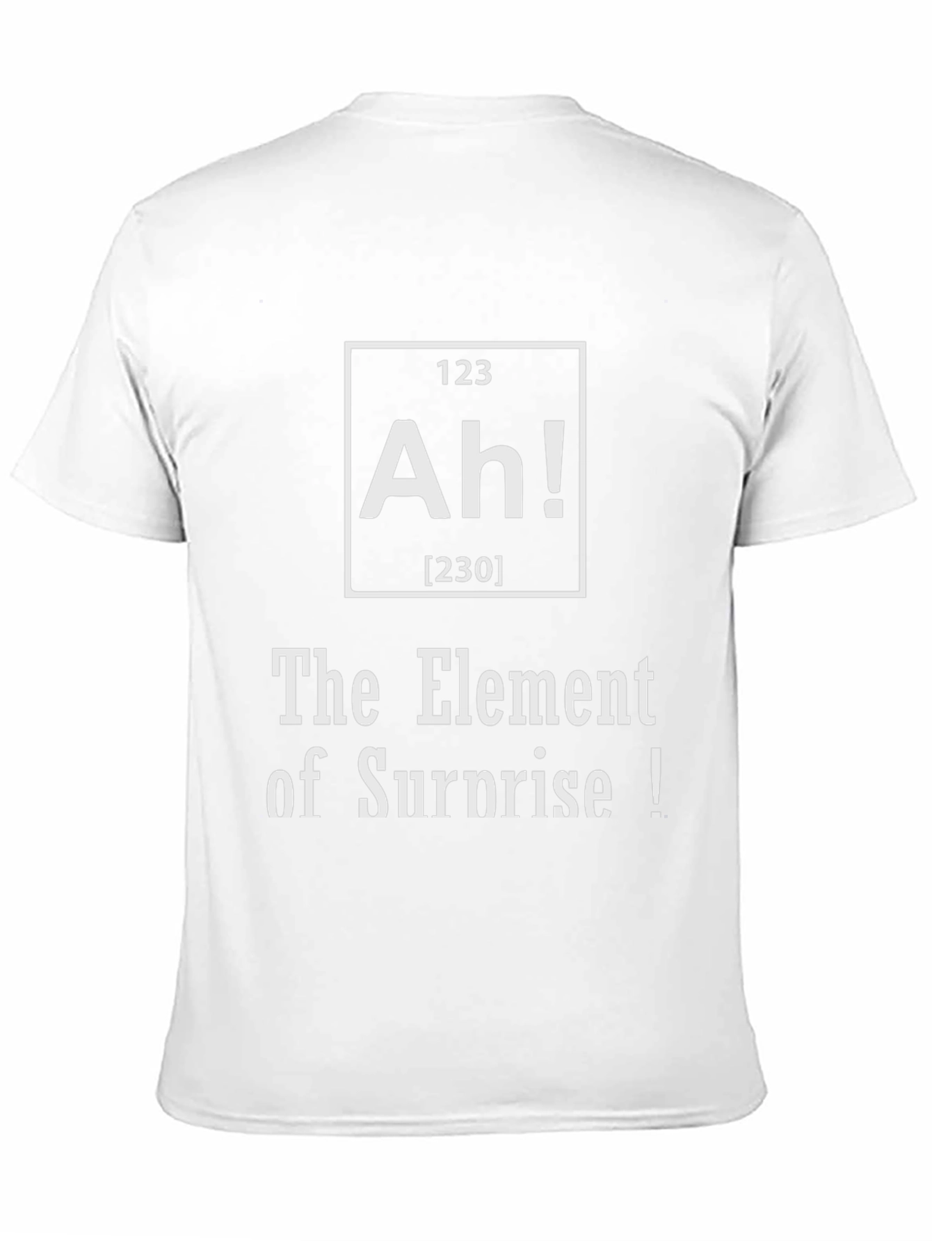 Funny Element of Surprise Graphic Tee - Black