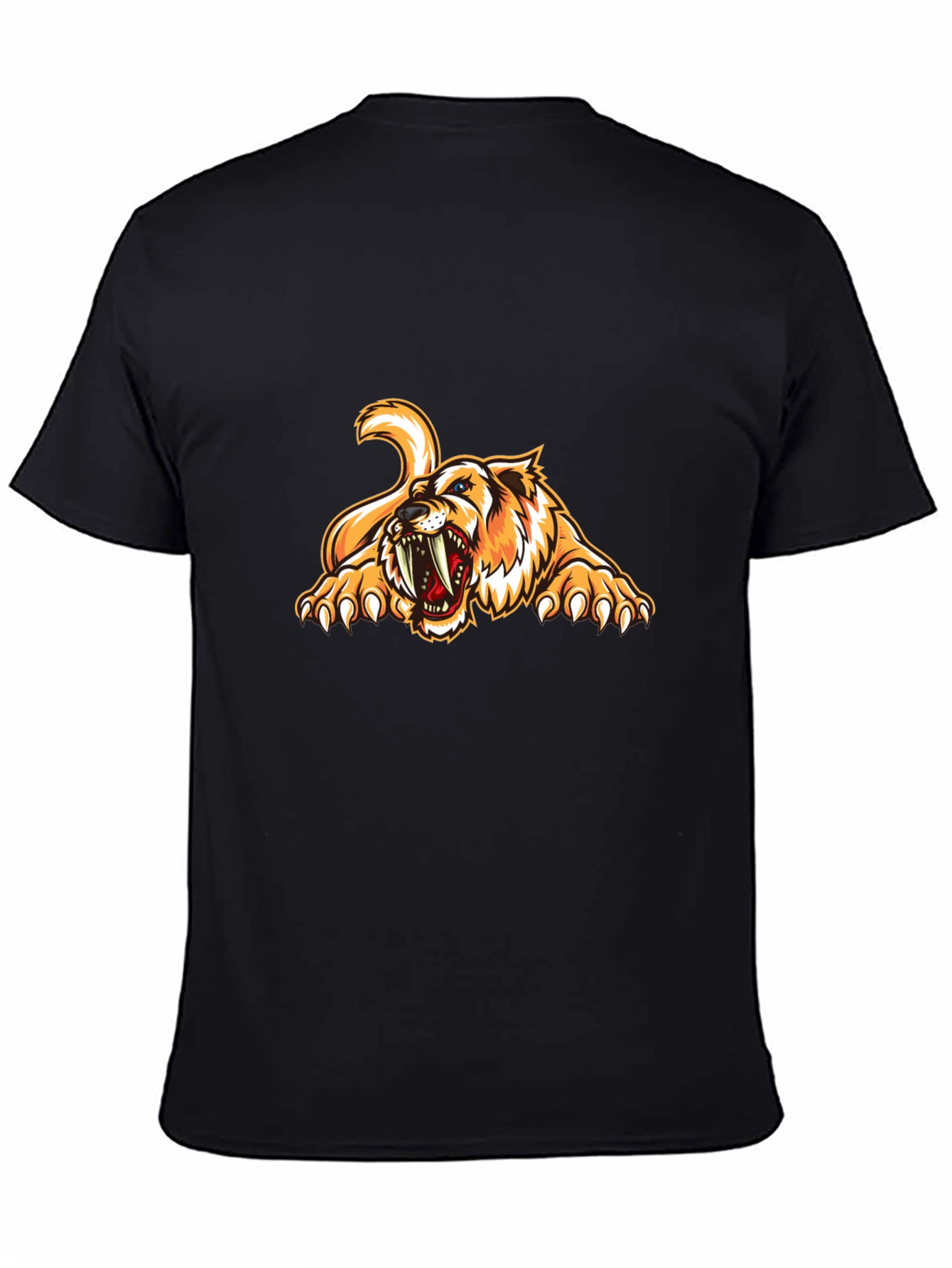 Roaring Saber-Tooth Tiger Graphic Tee