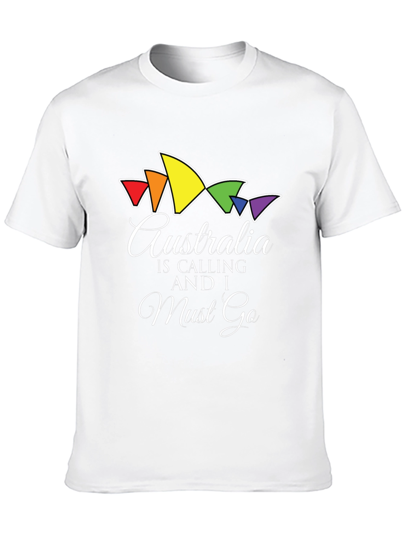 Australia Calling T-Shirt - Stylish Black Tee