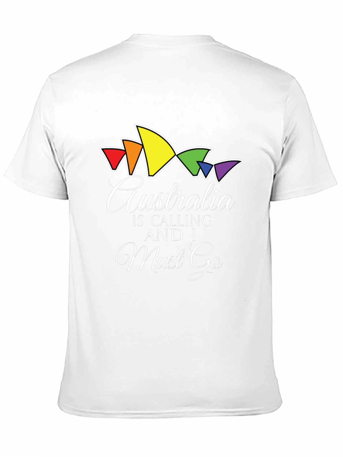 Australia Calling T-Shirt - Stylish Black Tee