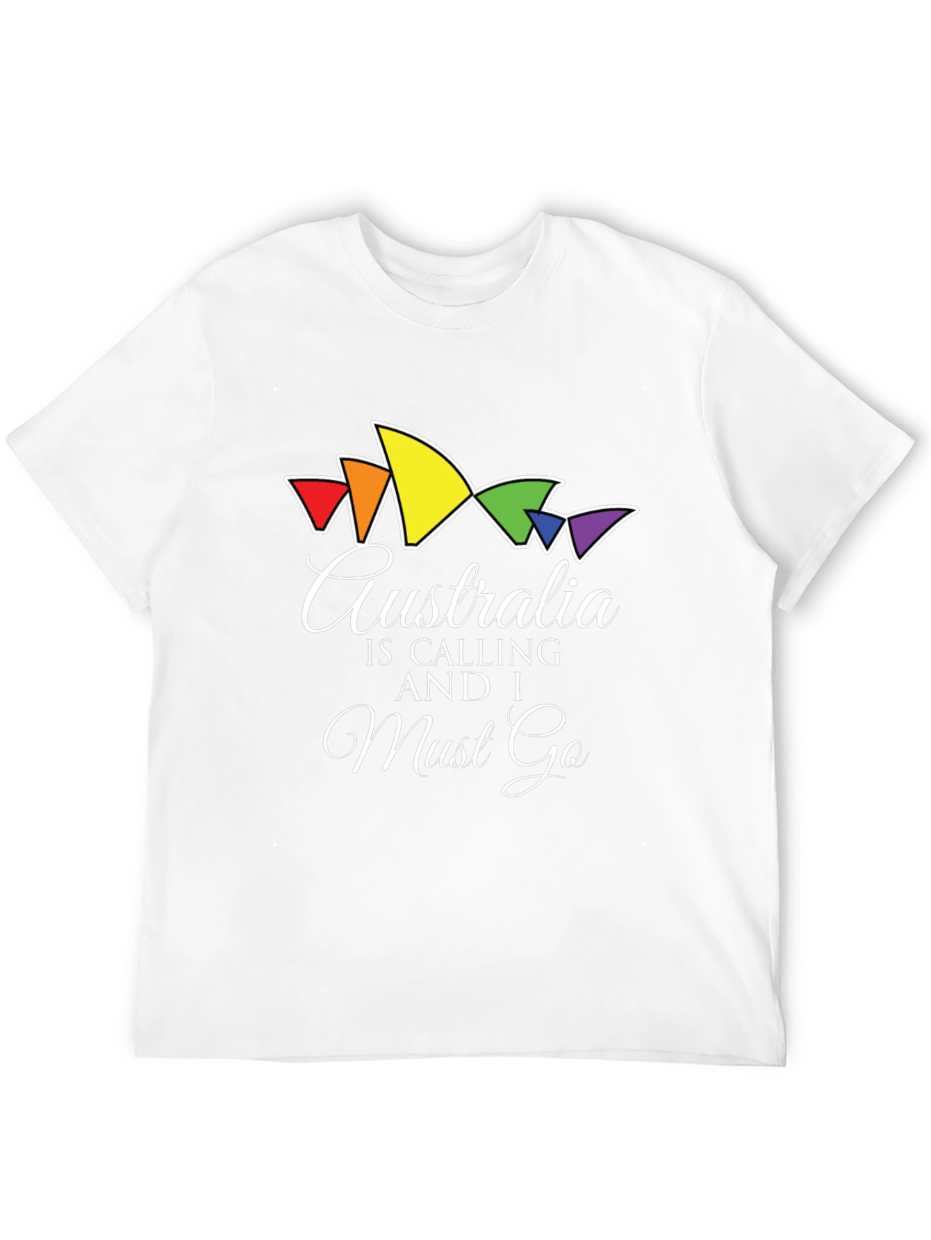Australia Calling T-Shirt - Stylish Black Tee