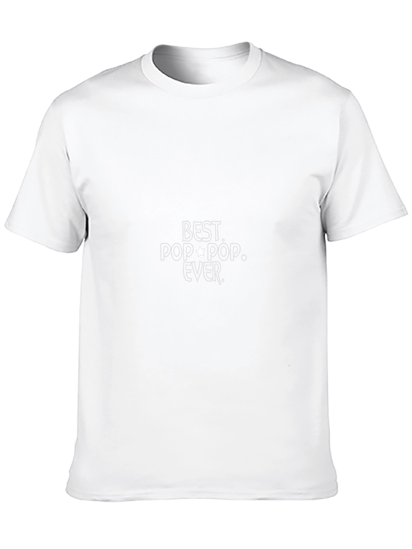 Best Pop Pop Ever Black T-Shirt