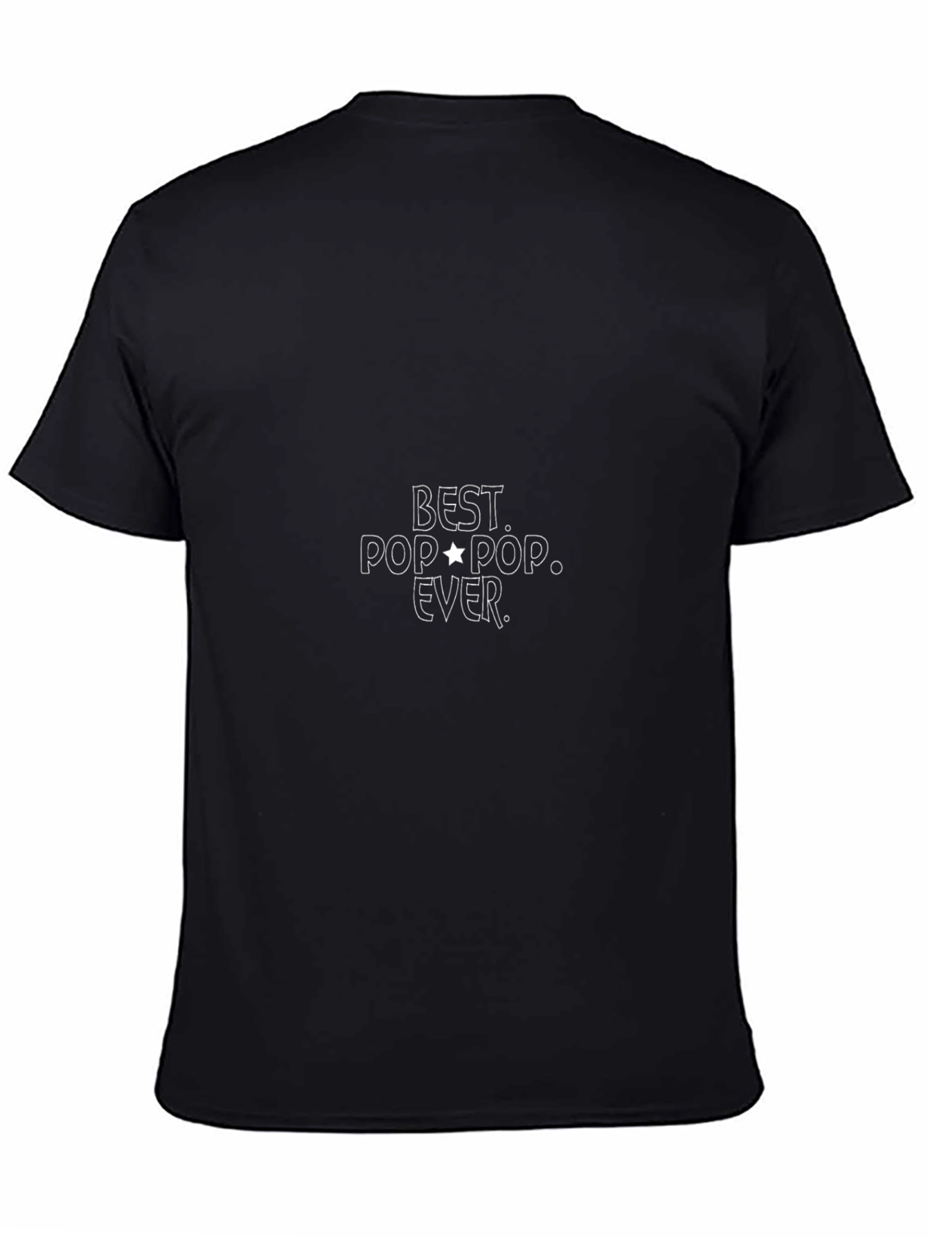 Best Pop Pop Ever Black T-Shirt