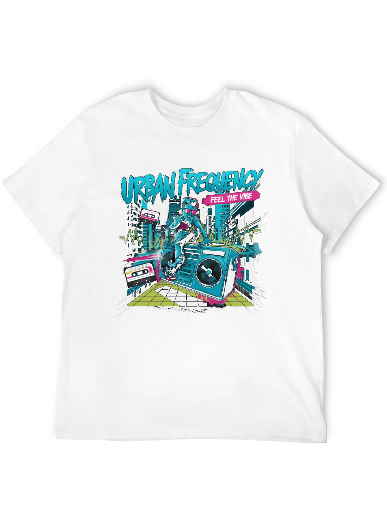Urban Frequency Graphic Tee - Feel the Vibe!