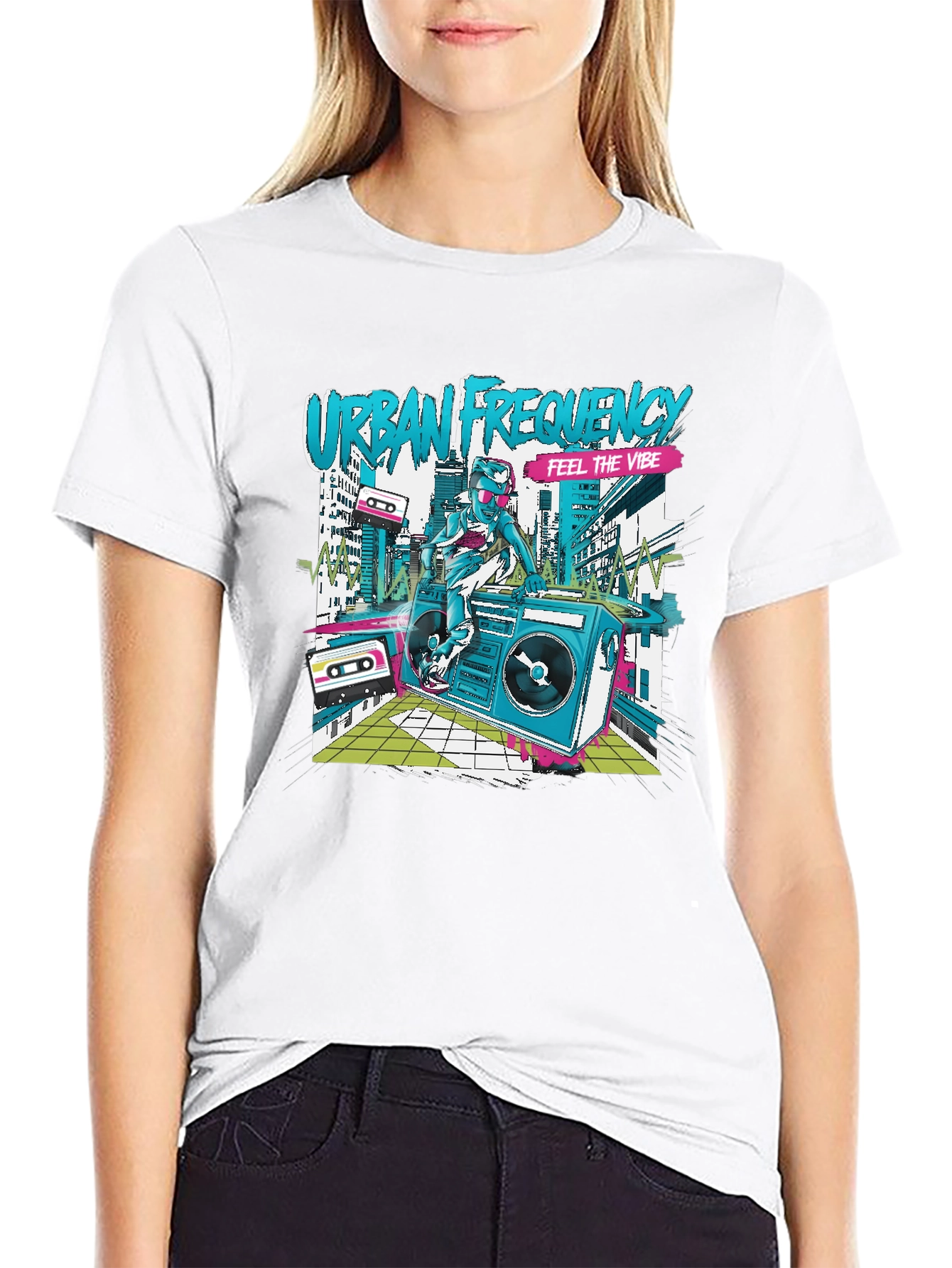 Urban Frequency Graphic Tee - Feel the Vibe!