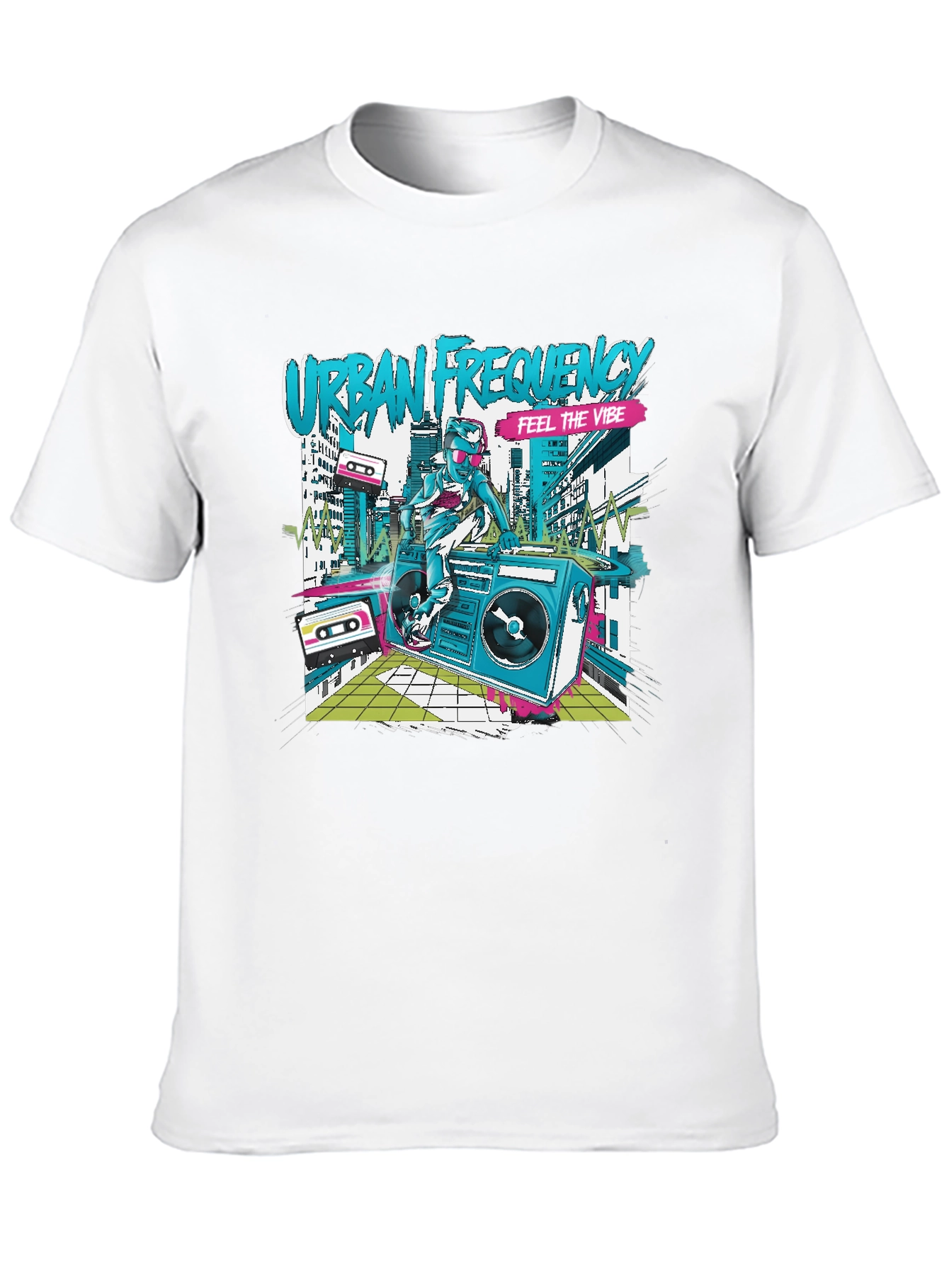Urban Frequency Graphic Tee - Feel the Vibe!