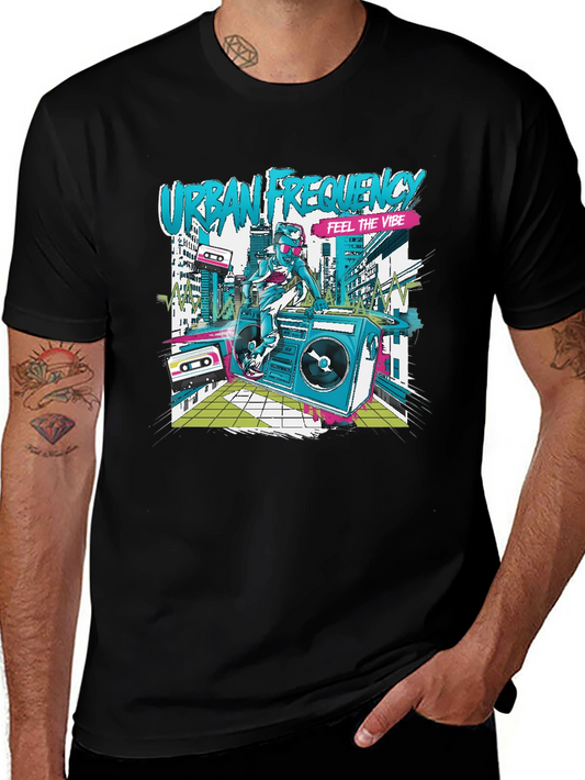 Urban Frequency Graphic Tee - Feel the Vibe!