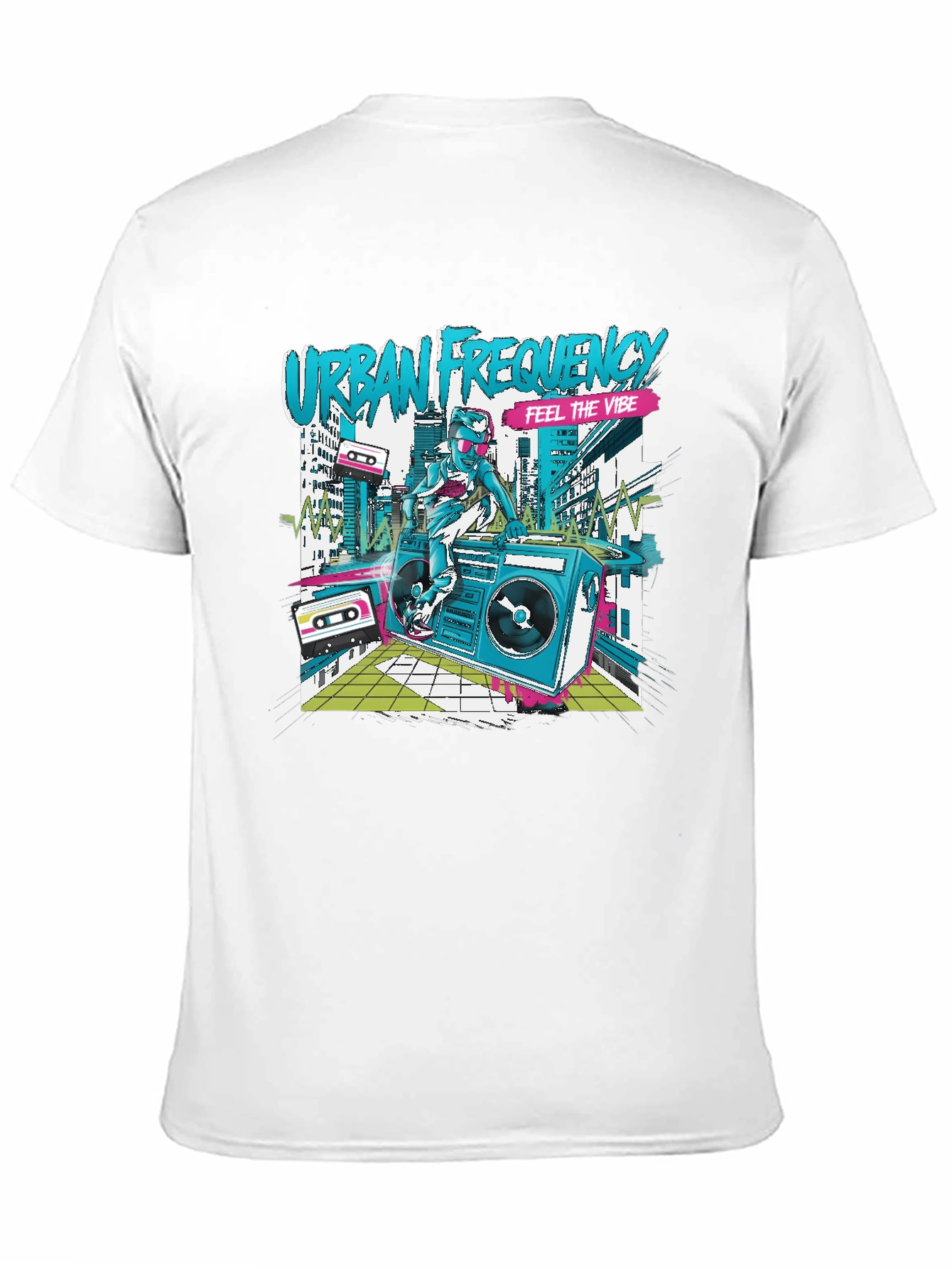 Urban Frequency Graphic Tee - Feel the Vibe!
