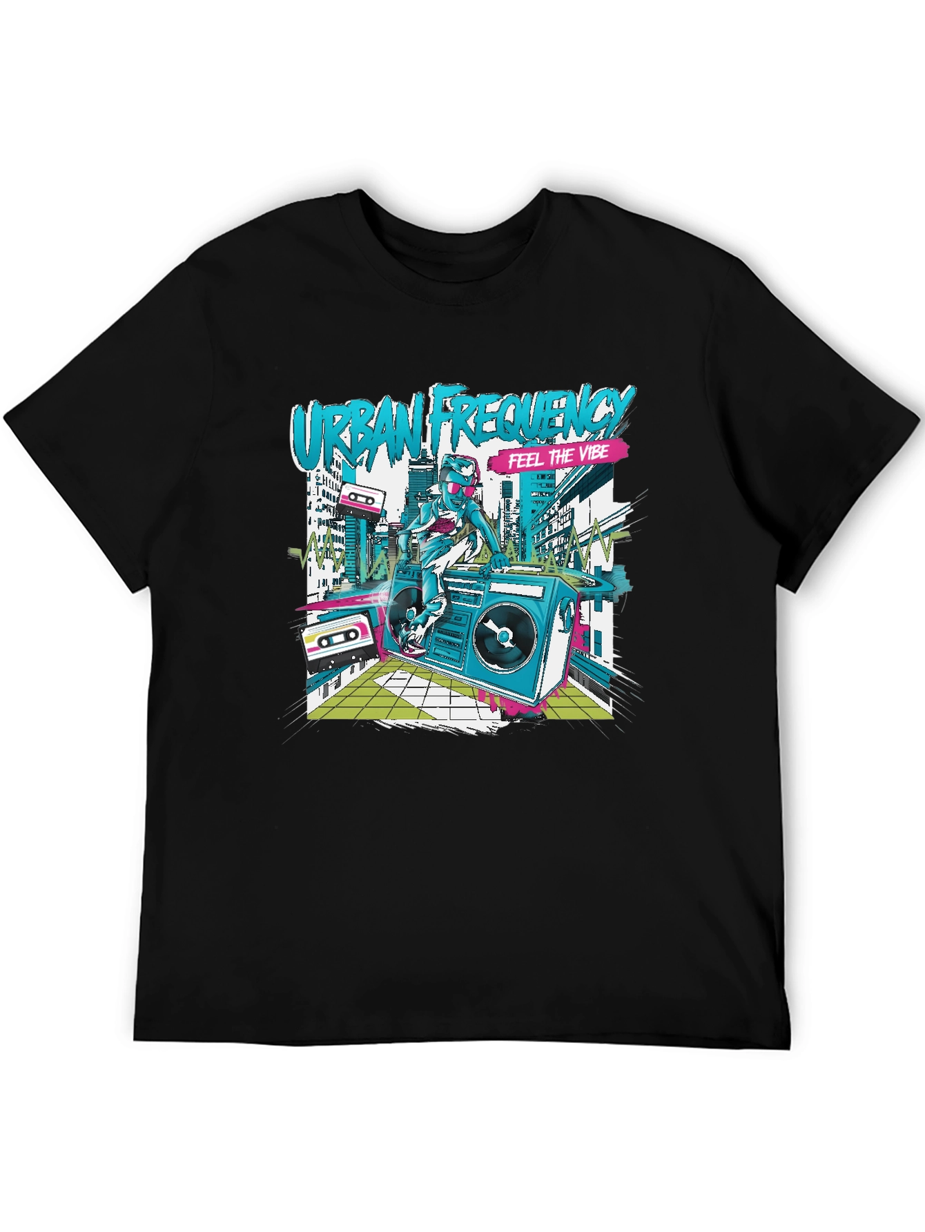 Urban Frequency Graphic Tee - Feel the Vibe!
