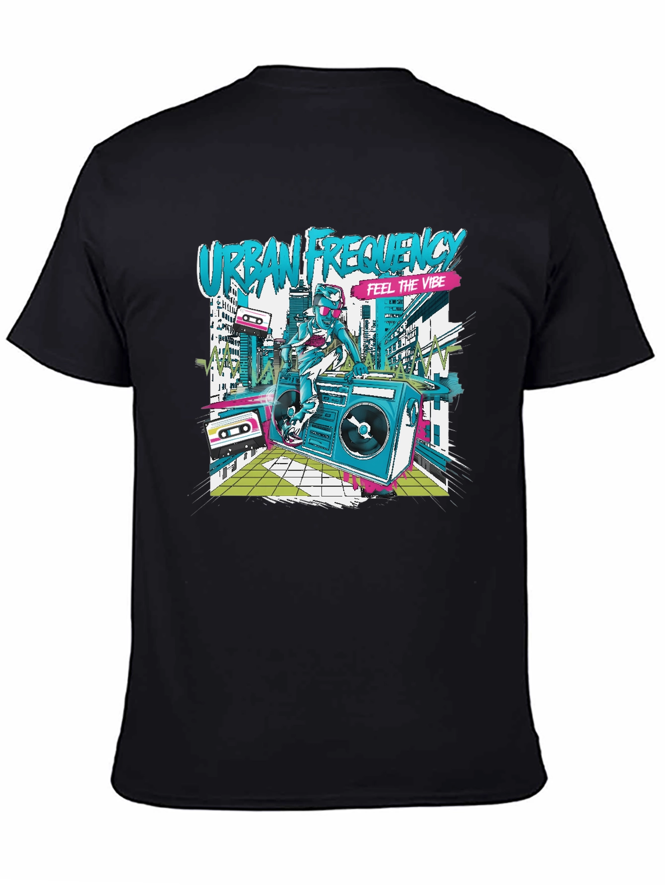 Urban Frequency Graphic Tee - Feel the Vibe!