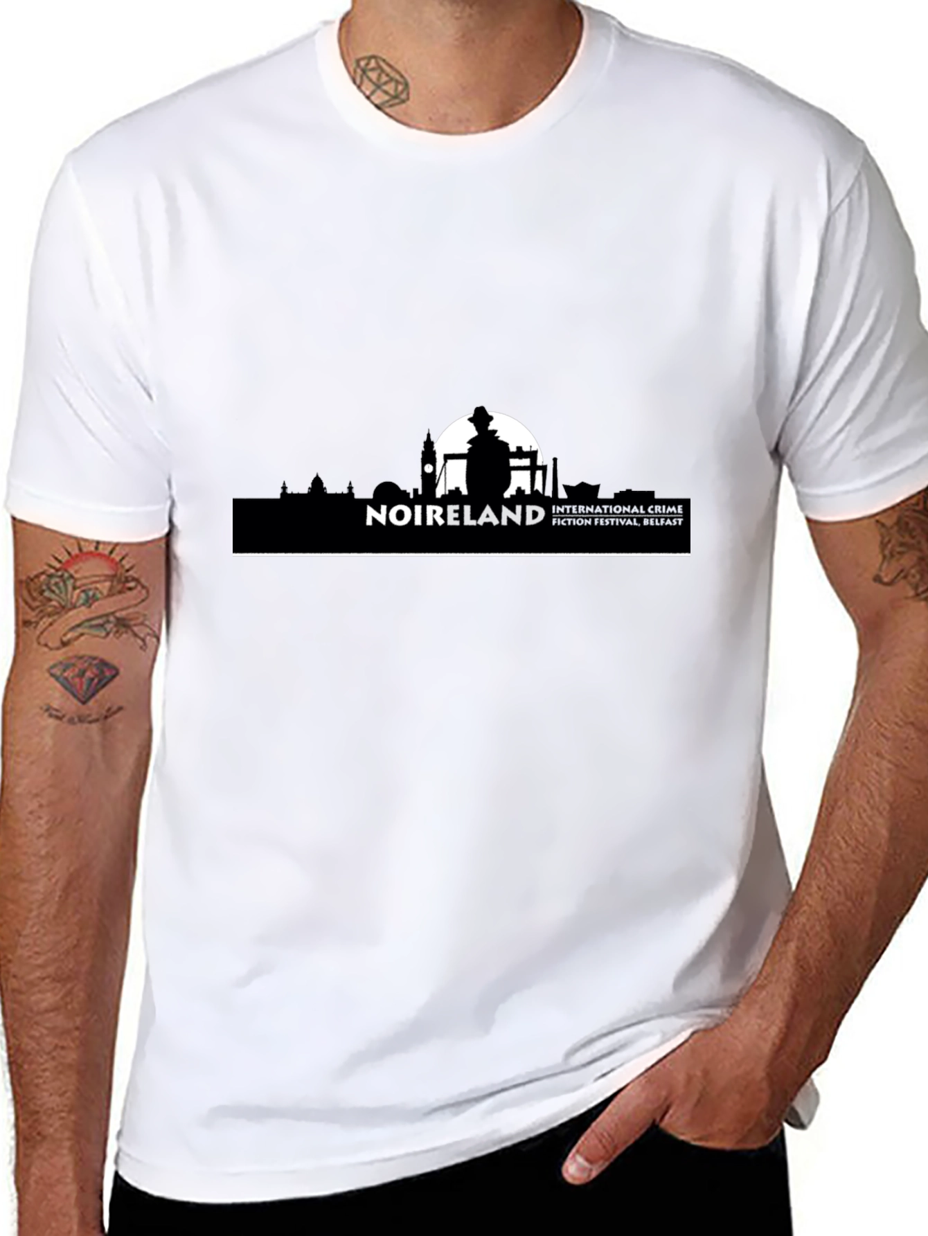 Noireland Crime Fiction Festival Black T-Shirt