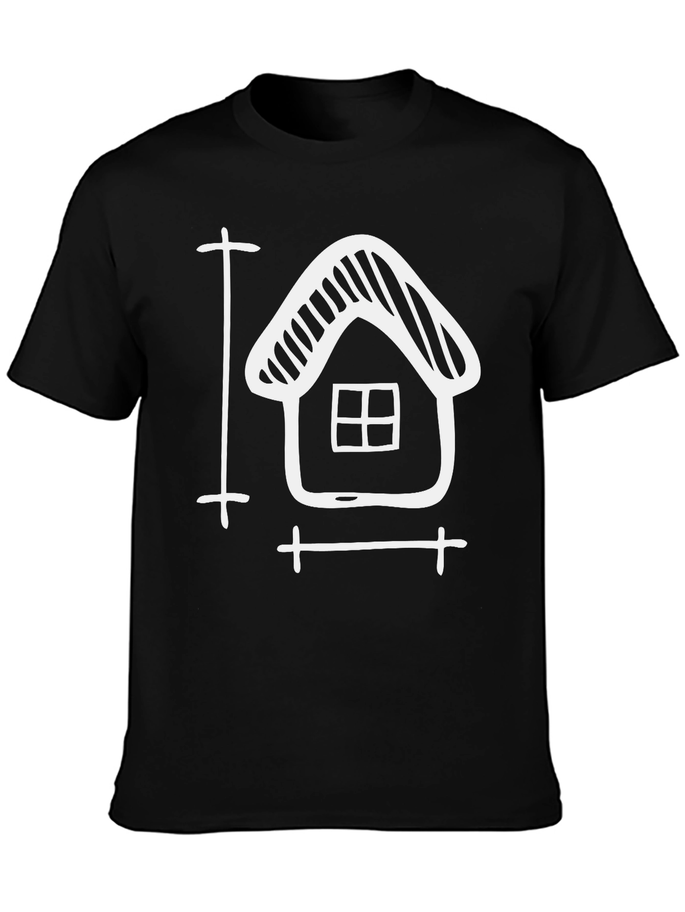Architect House Plan Black Tee