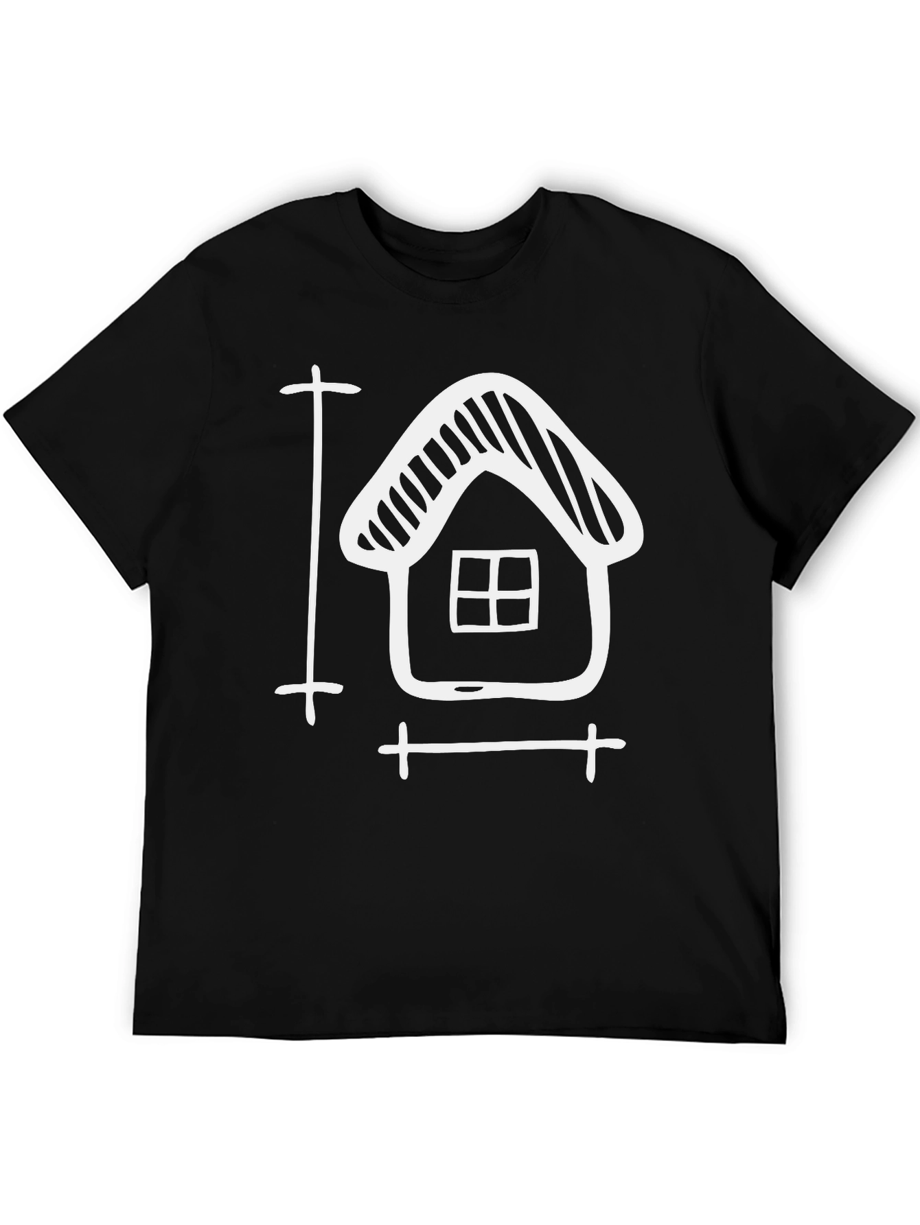 Architect House Plan Black Tee