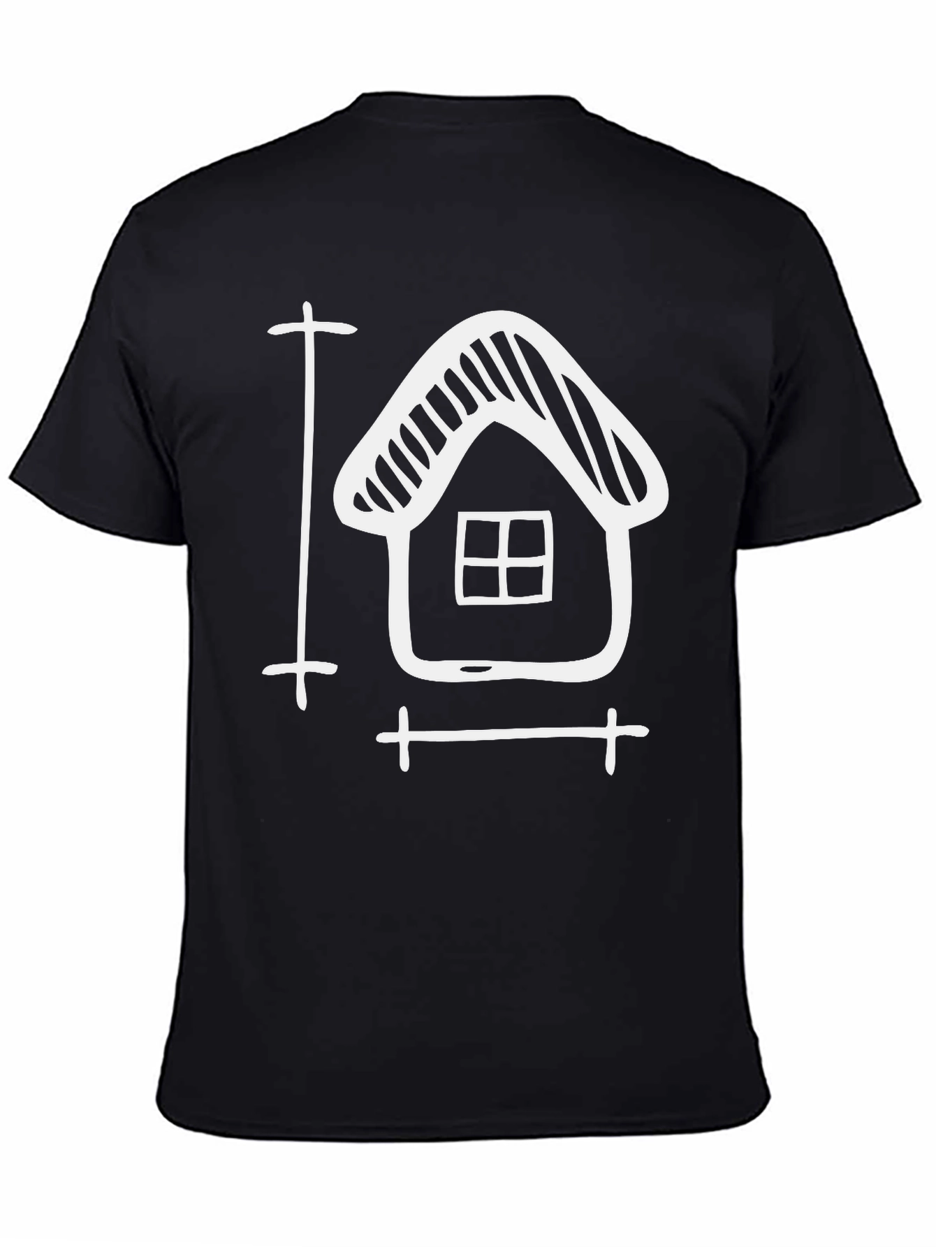 Architect House Plan Black Tee