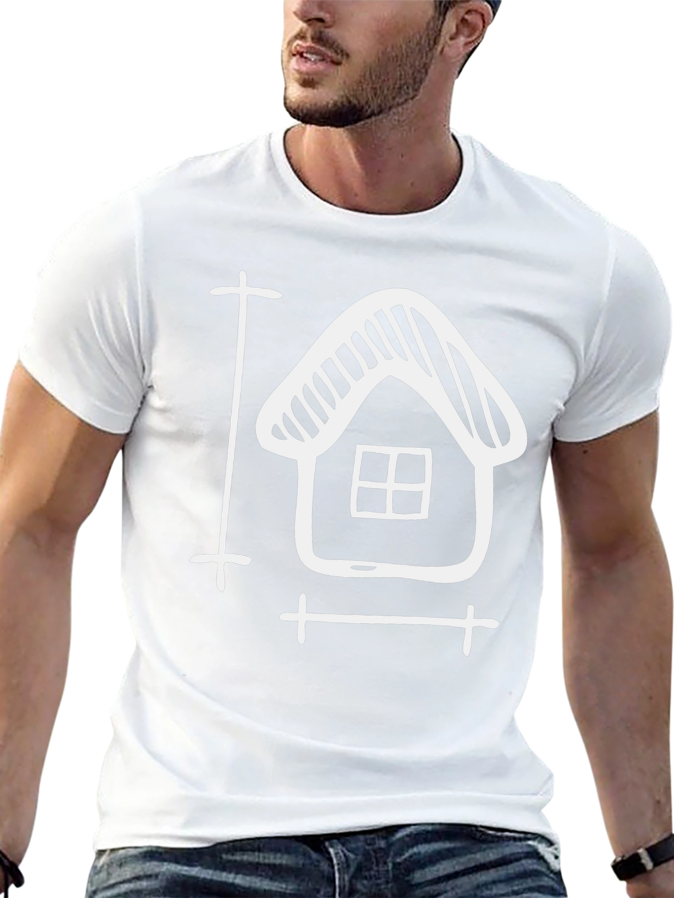 Architect House Plan Black Tee