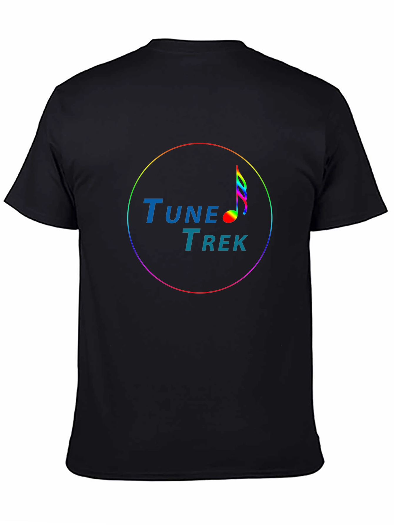 Tune Trek Black T-Shirt Music Lover Tee