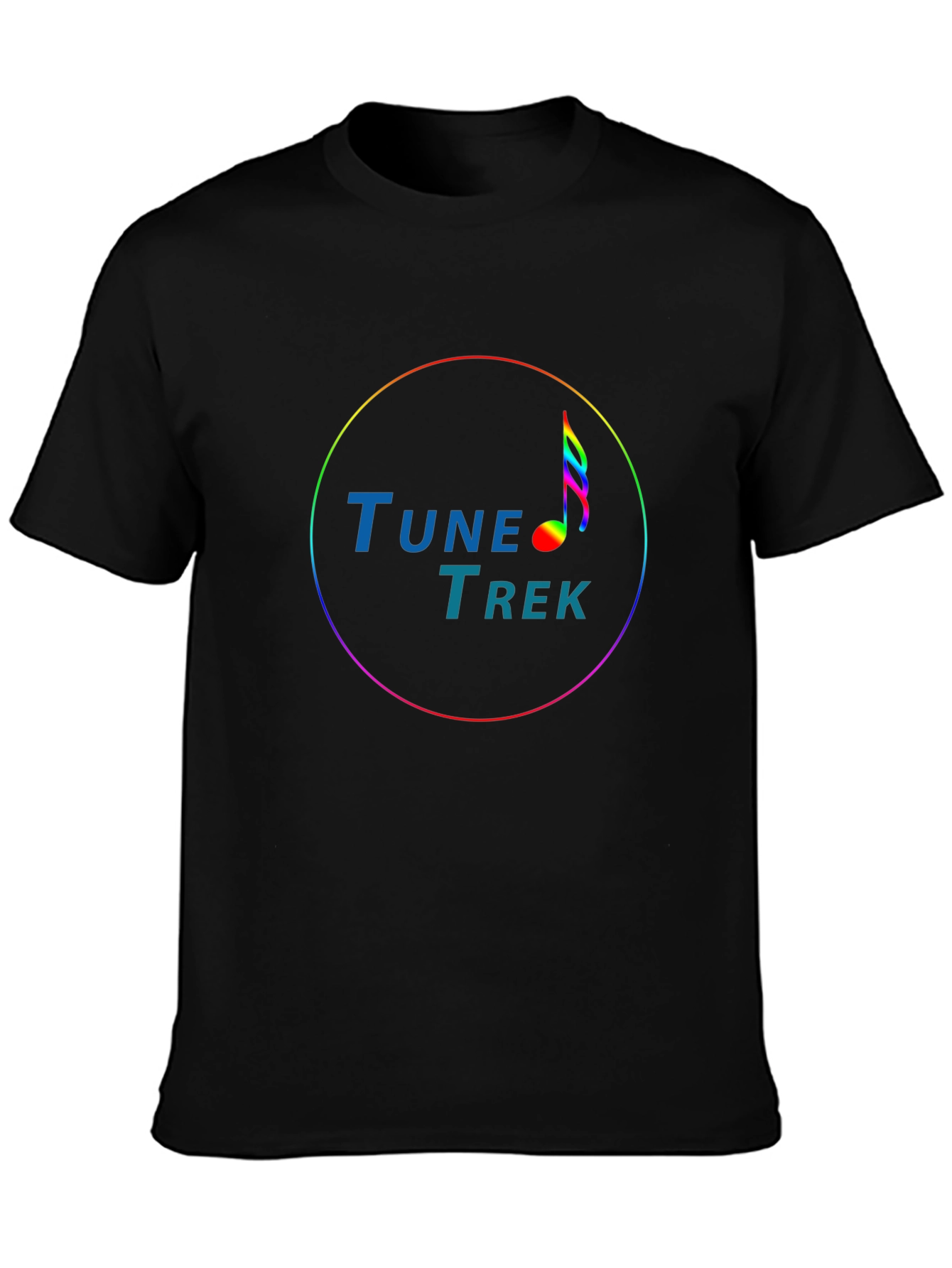 Tune Trek Black T-Shirt Music Lover Tee