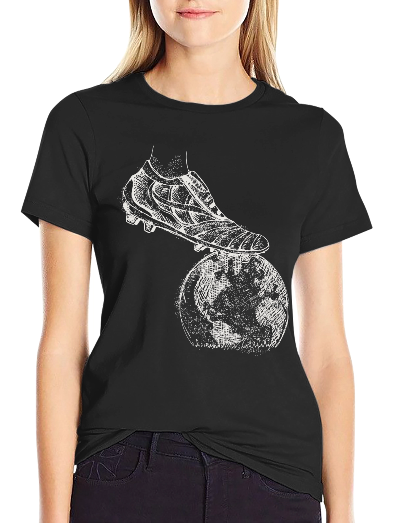 Soccer Boot World Domination T-Shirt