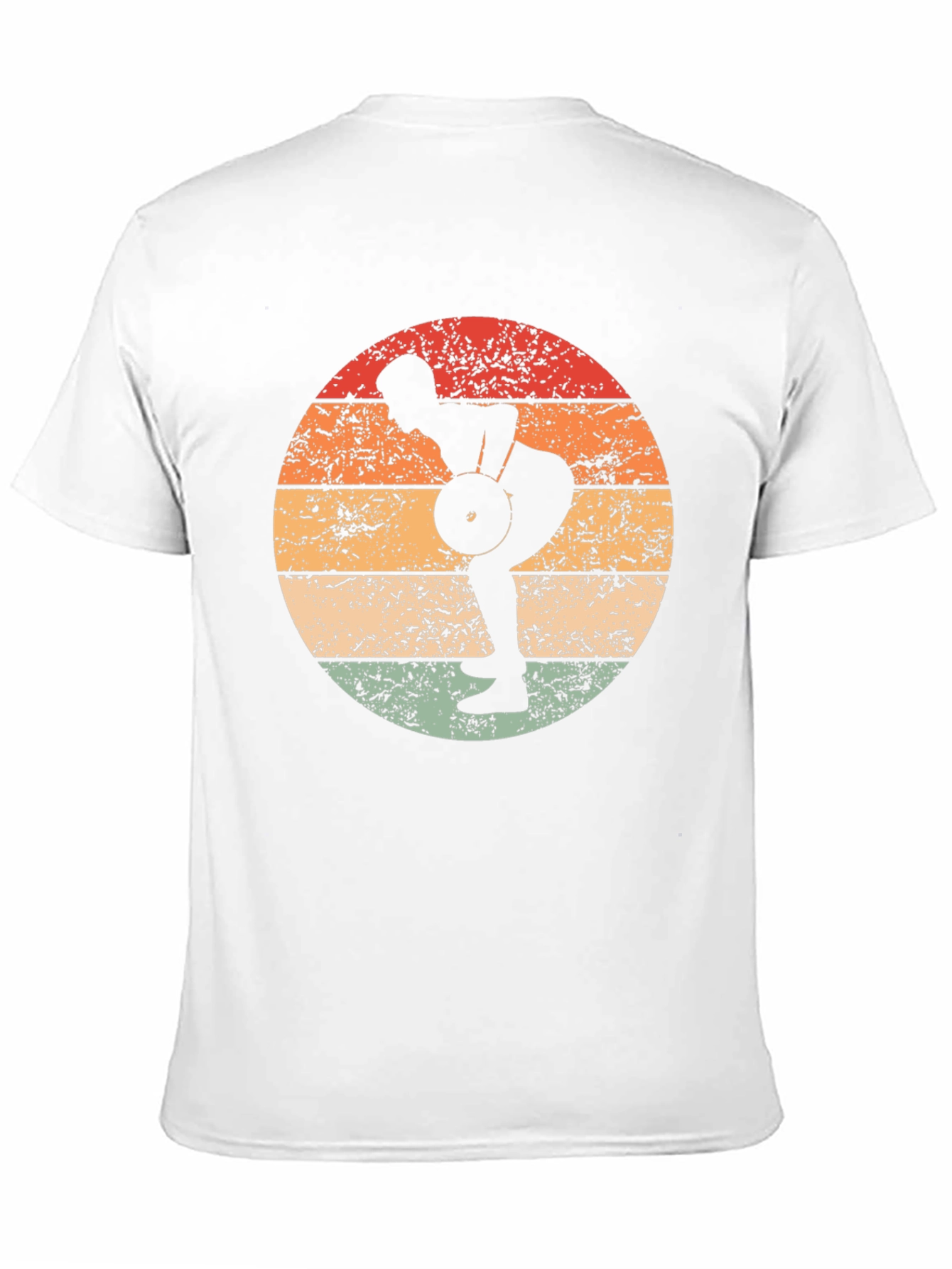 Retro Weightlifting T-Shirt - Fitness Apparel
