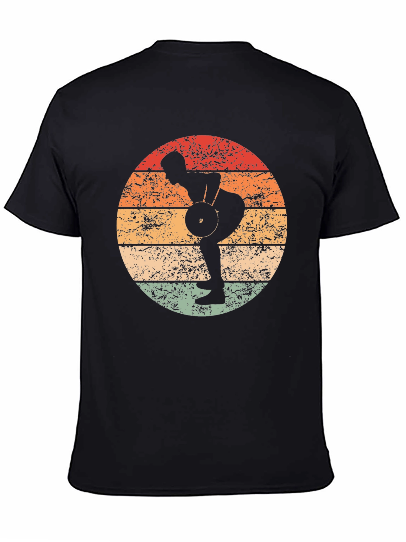 Retro Weightlifting T-Shirt - Fitness Apparel
