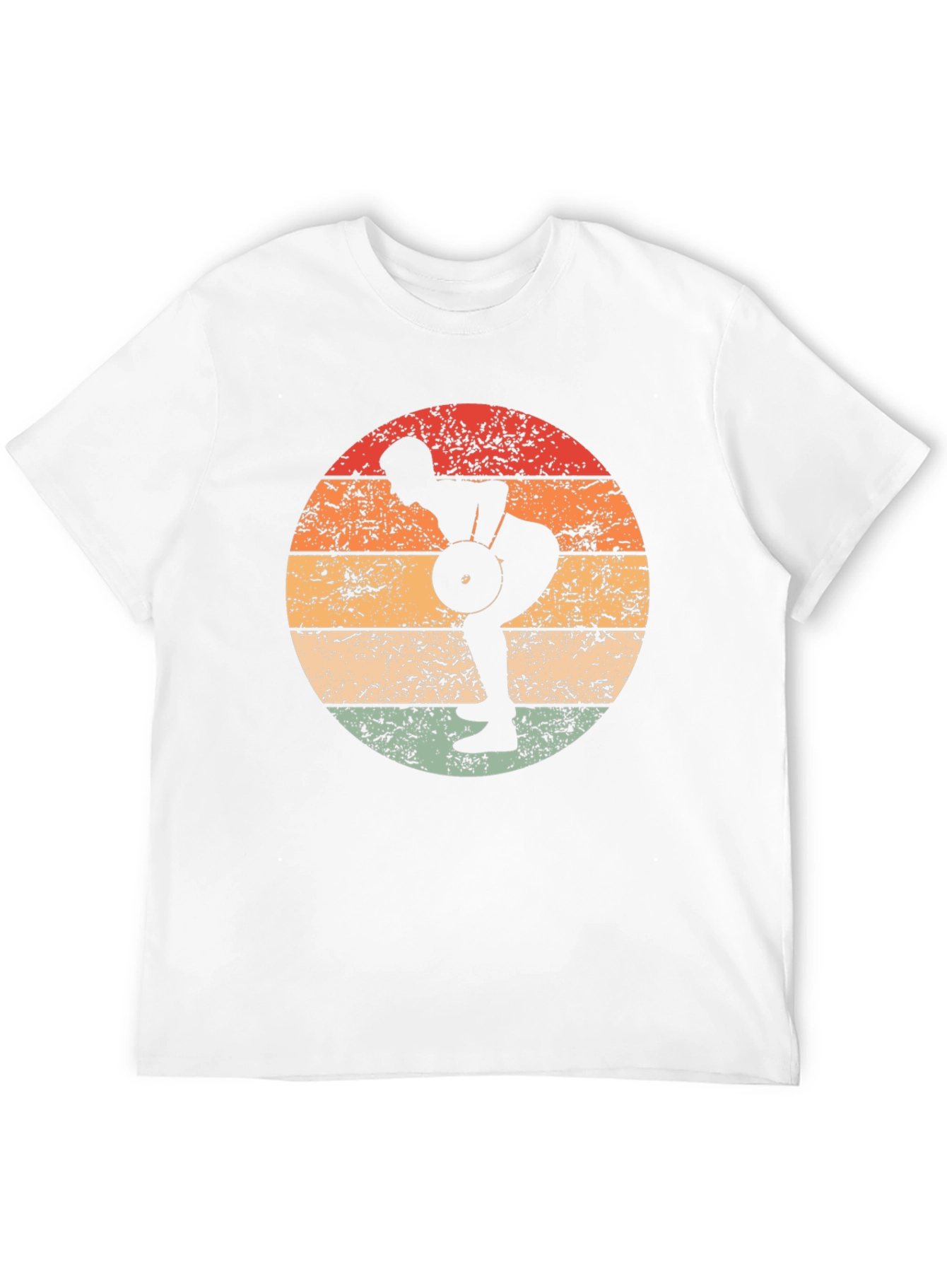 Retro Weightlifting T-Shirt - Fitness Apparel