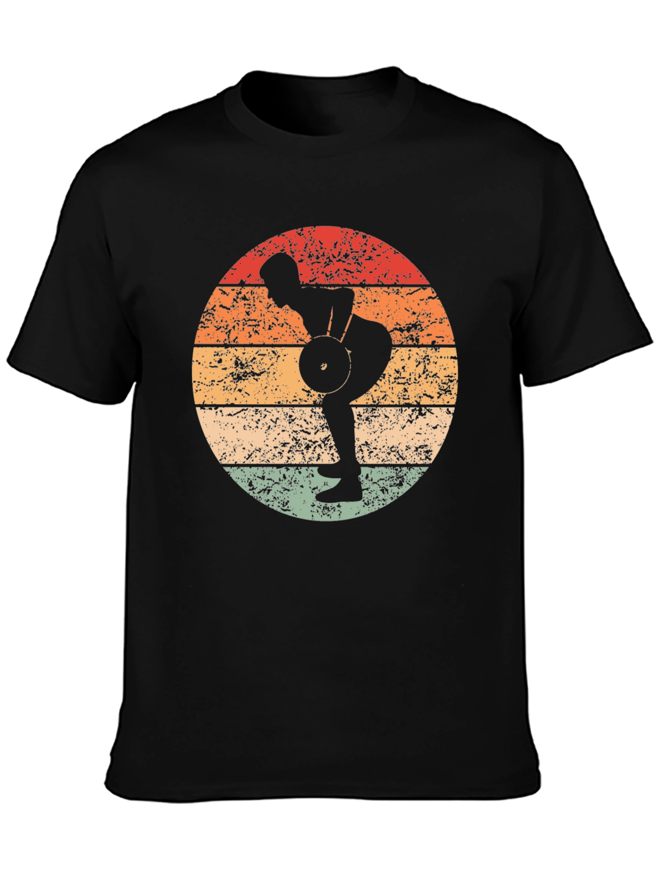 Retro Weightlifting T-Shirt - Fitness Apparel