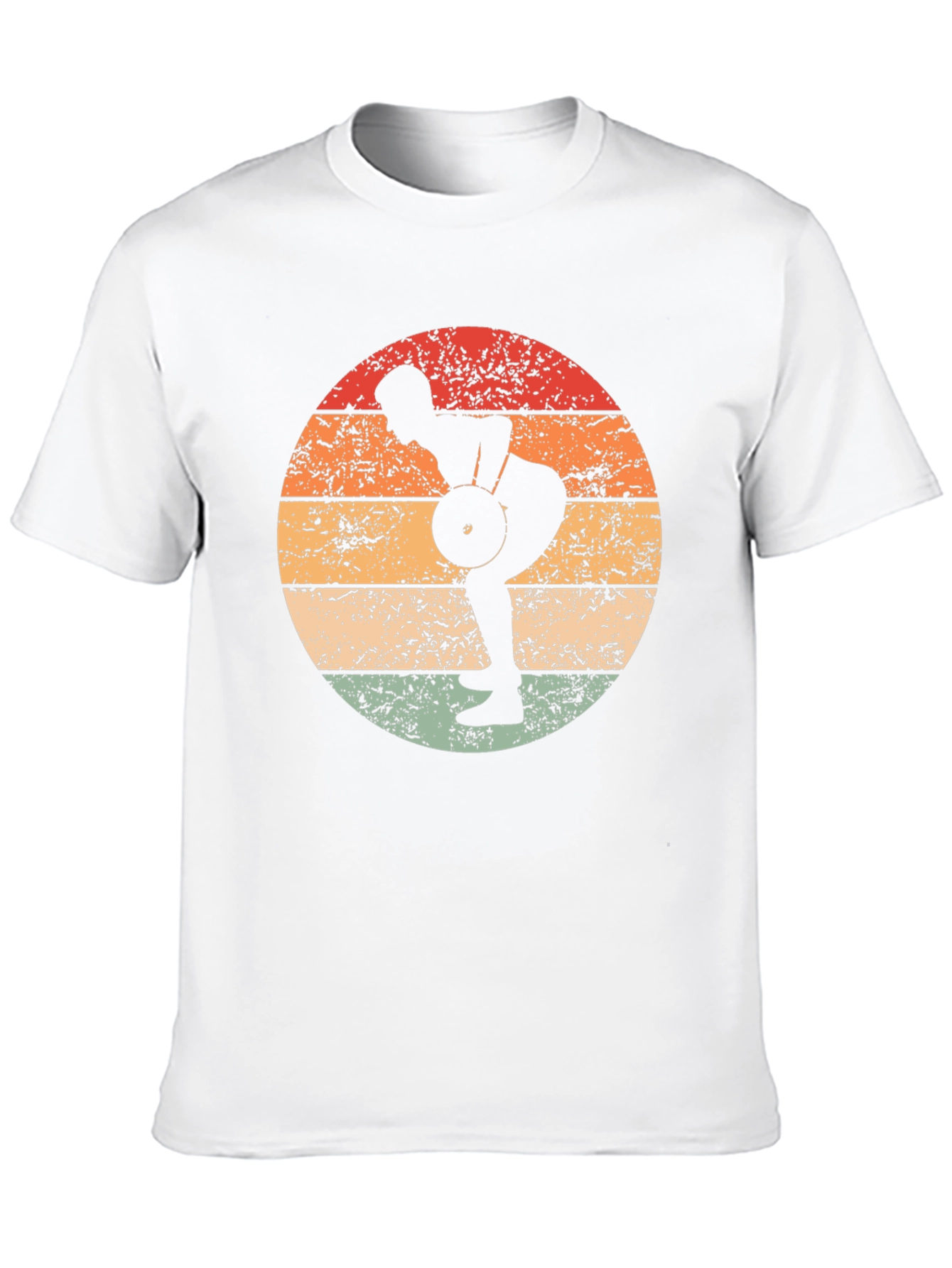 Retro Weightlifting T-Shirt - Fitness Apparel