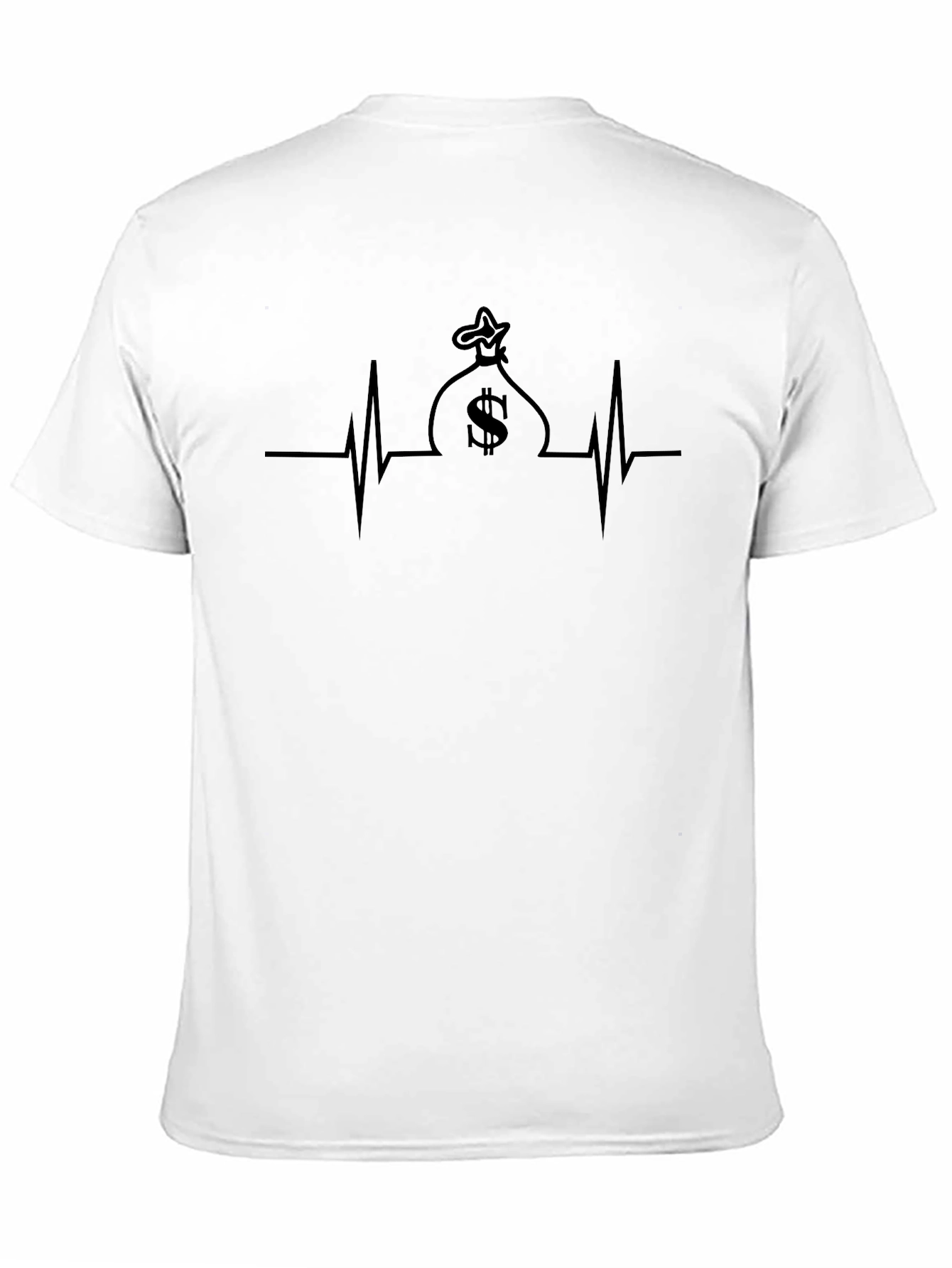 Money Bag Heartbeat Graphic Tee