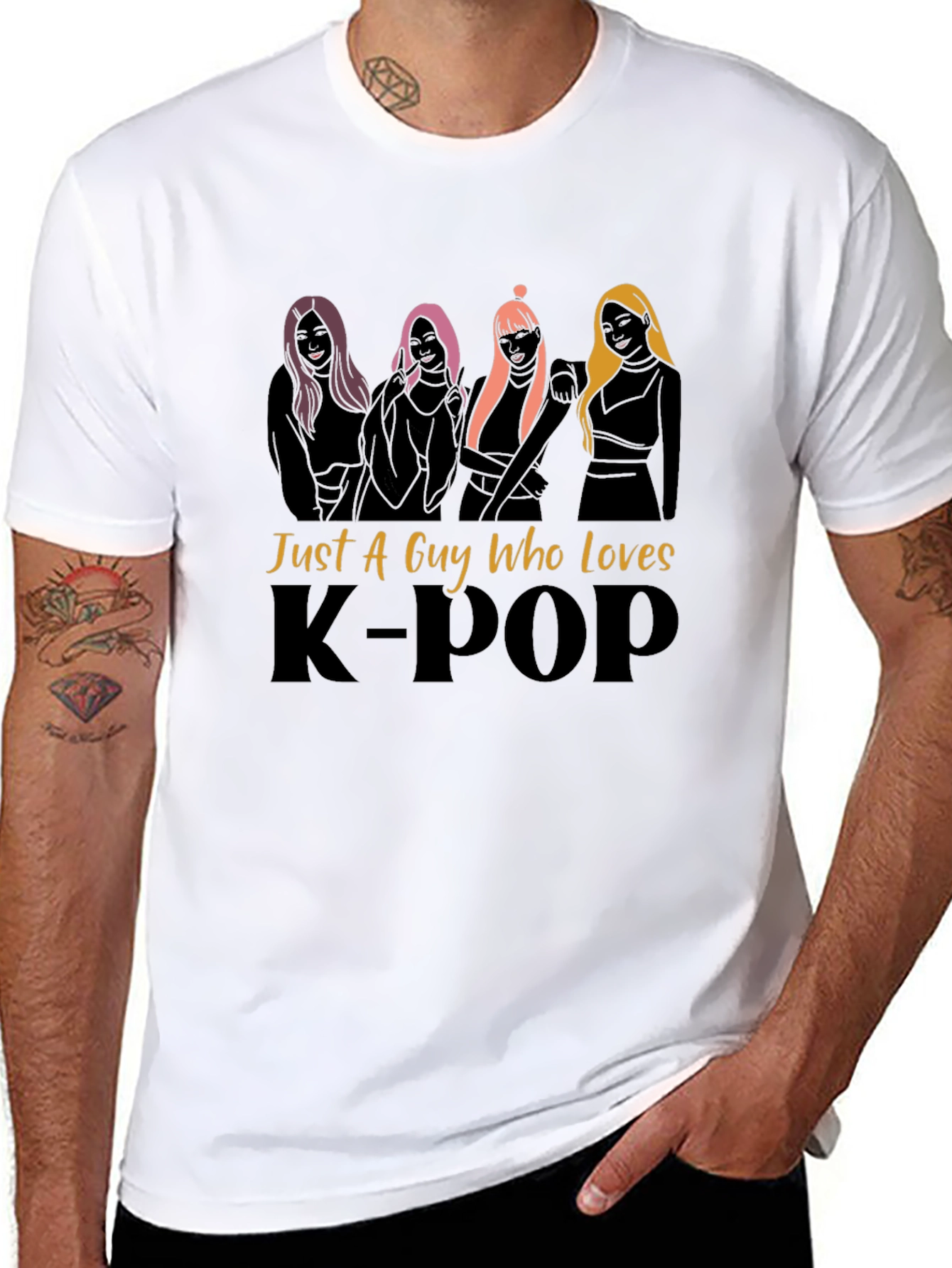 Just A Guy Who Loves K-Pop Tee