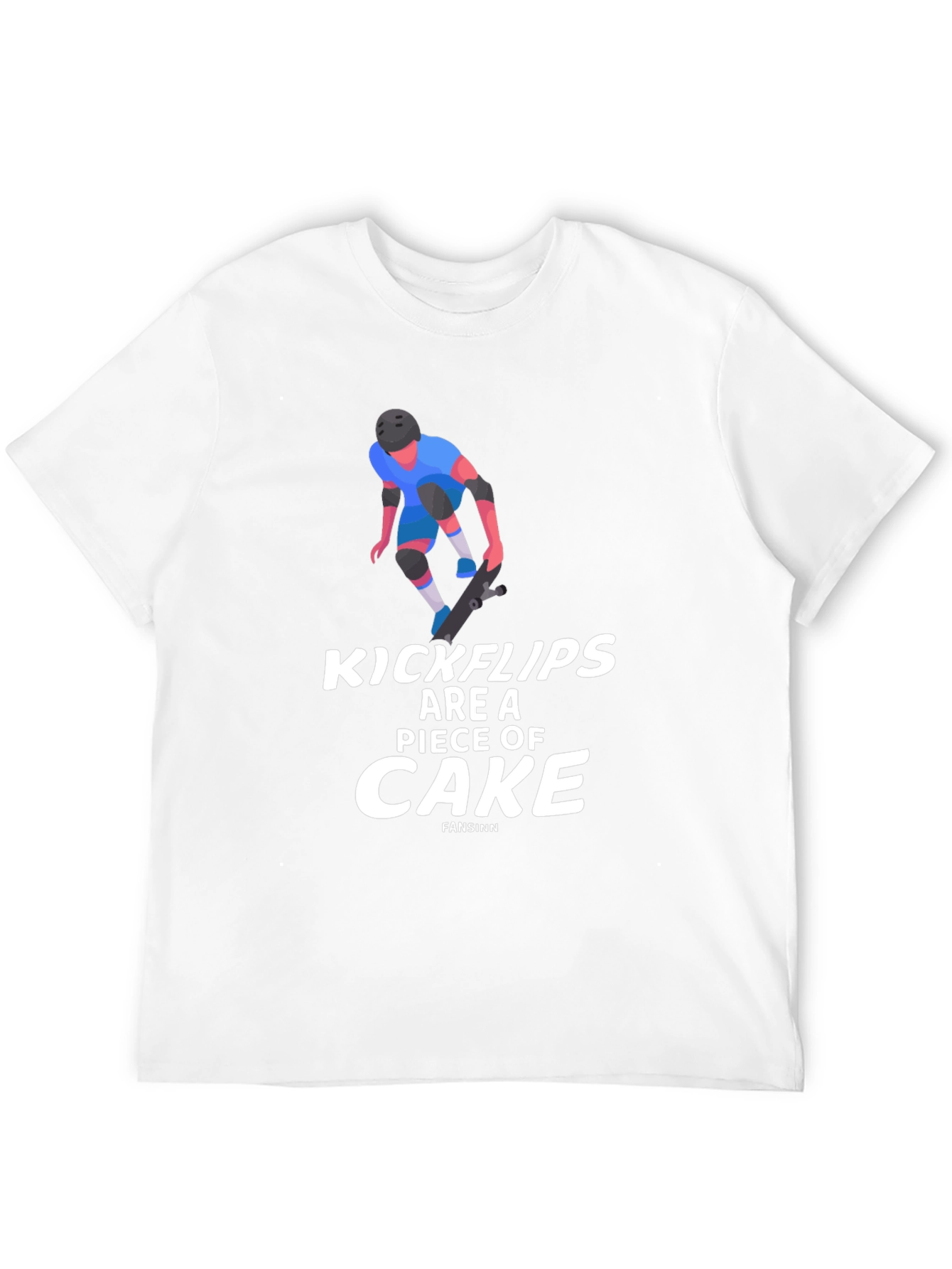 Kickflips Cake Graphic Tee - Skater Style