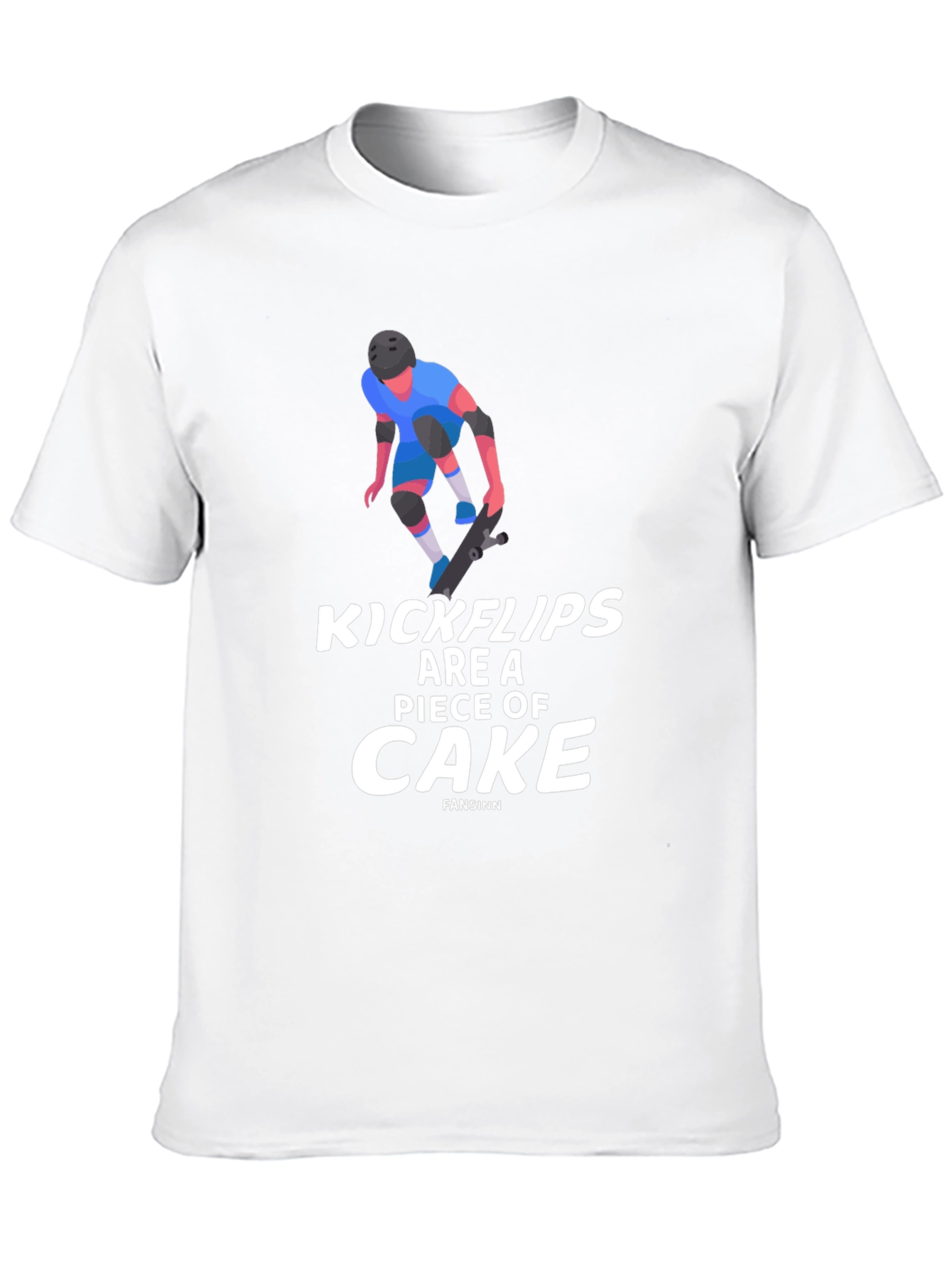 Kickflips Cake Graphic Tee - Skater Style