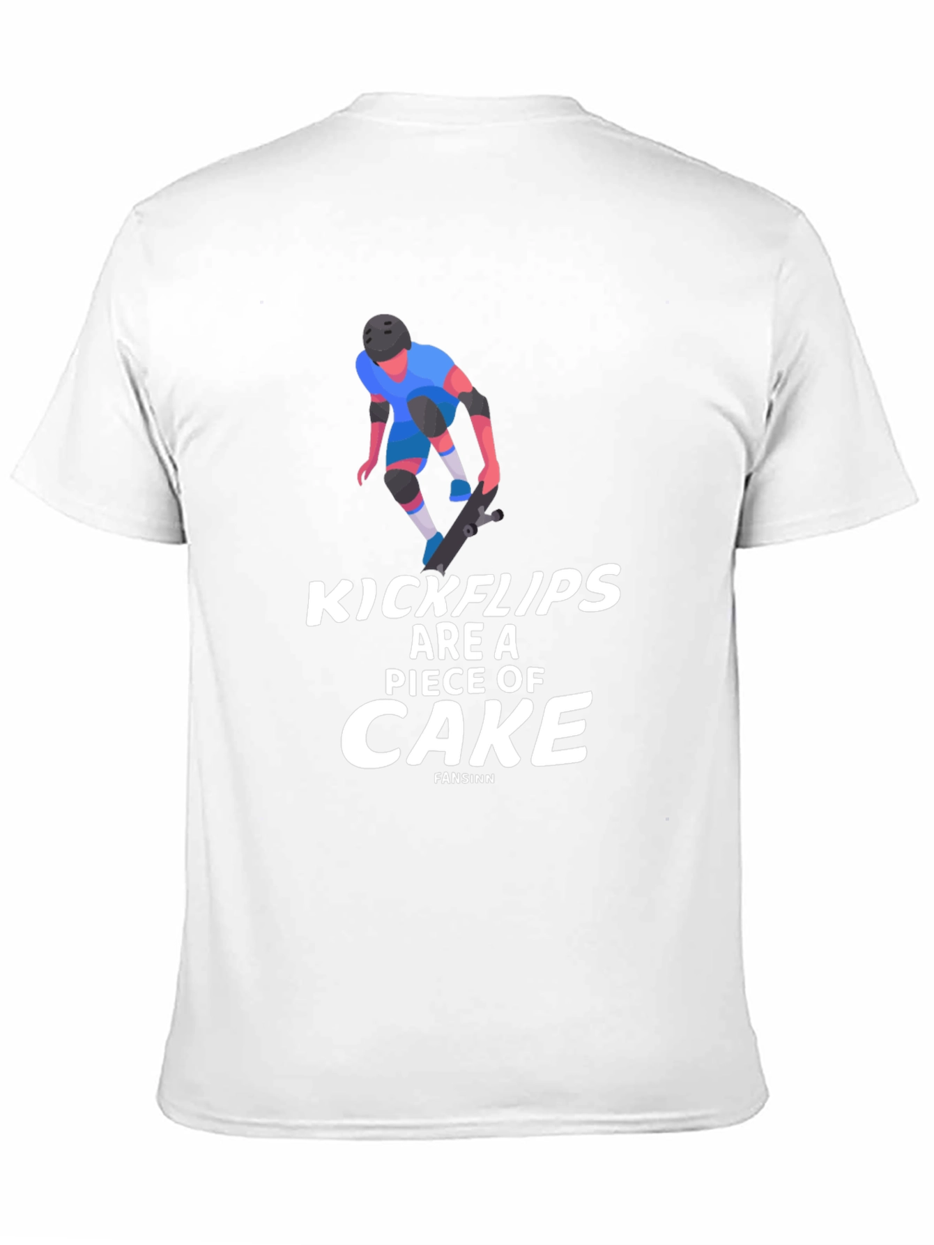 Kickflips Cake Graphic Tee - Skater Style