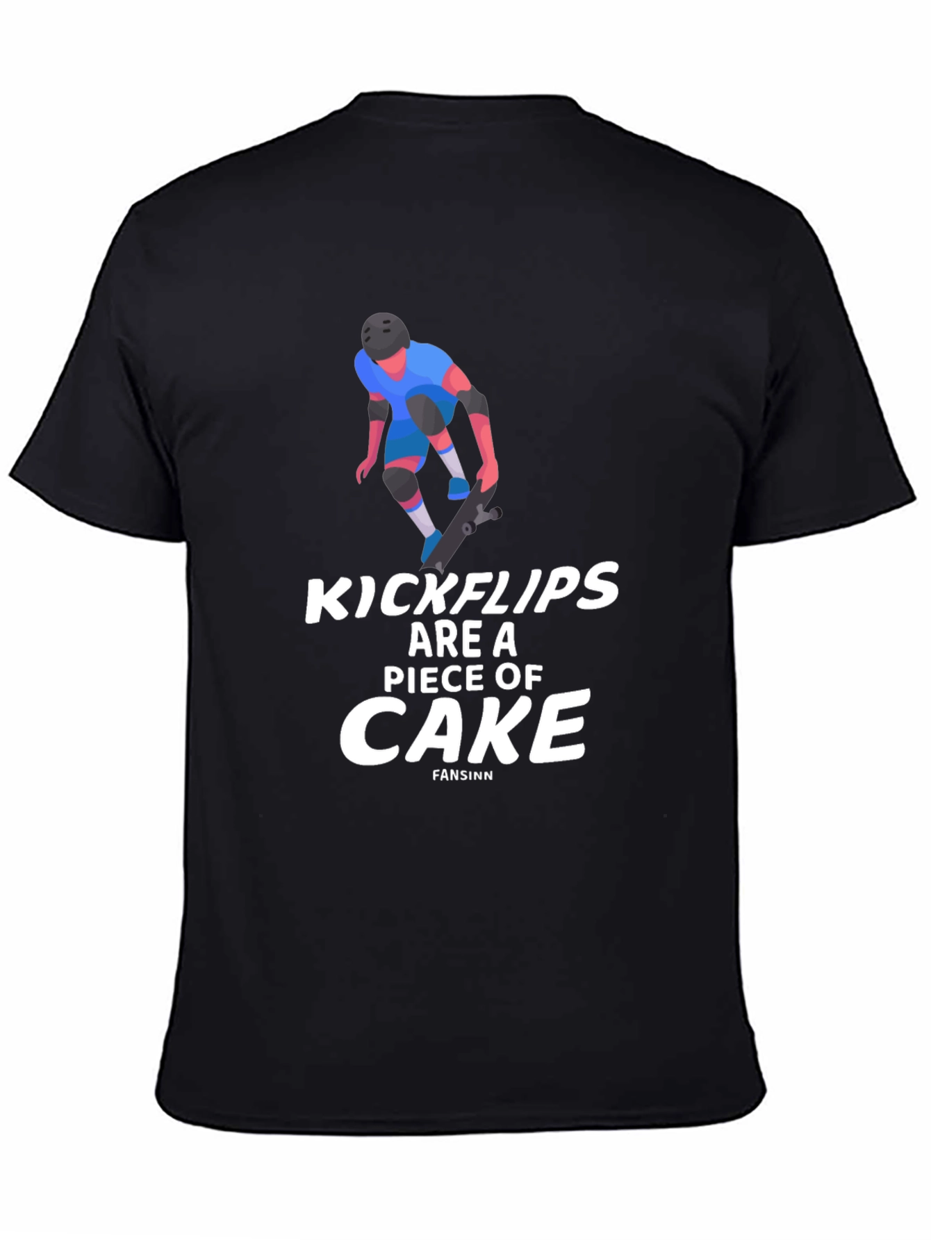 Kickflips Cake Graphic Tee - Skater Style