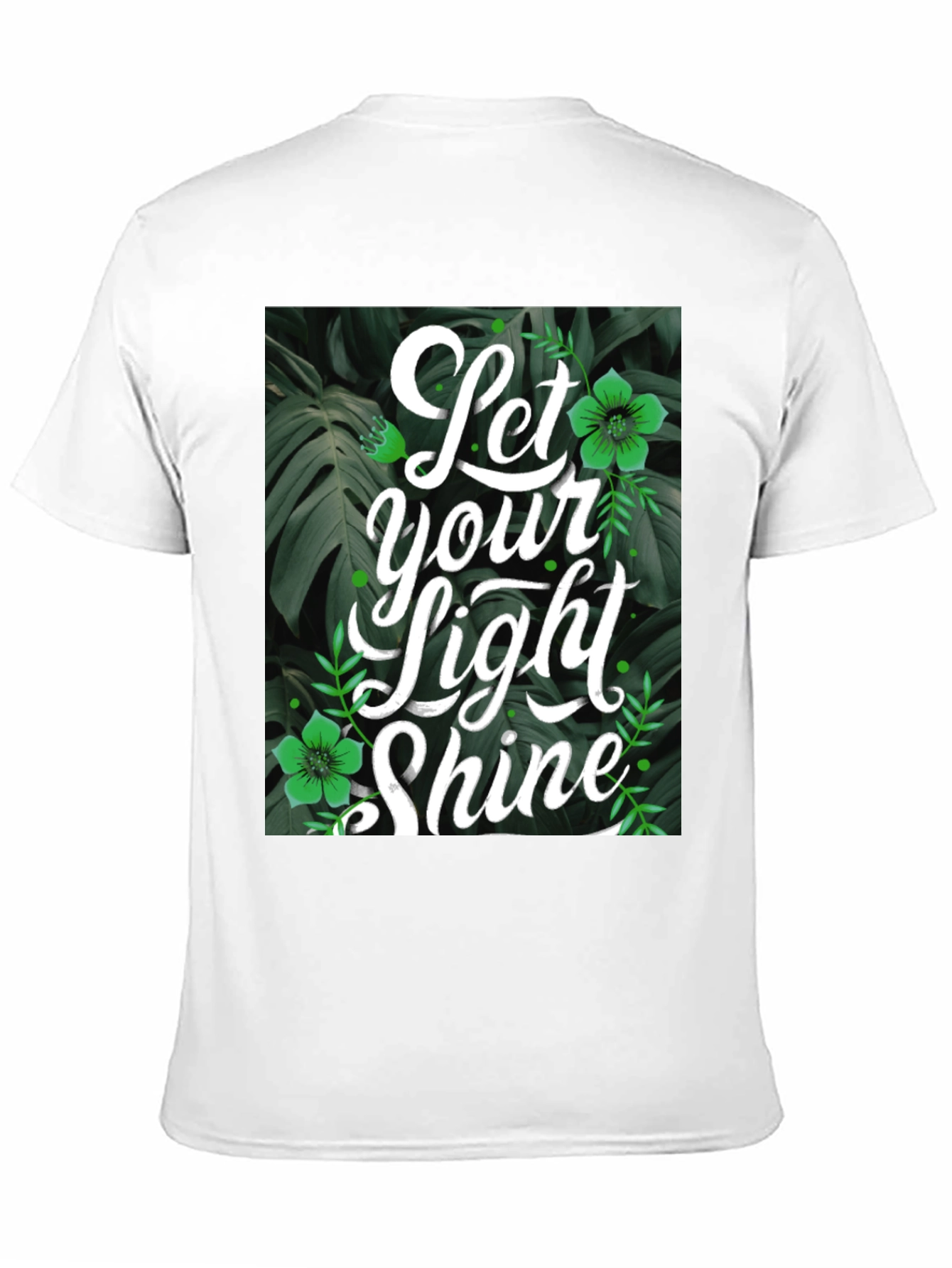 Let Your Light Shine Black Graphic T-Shirt