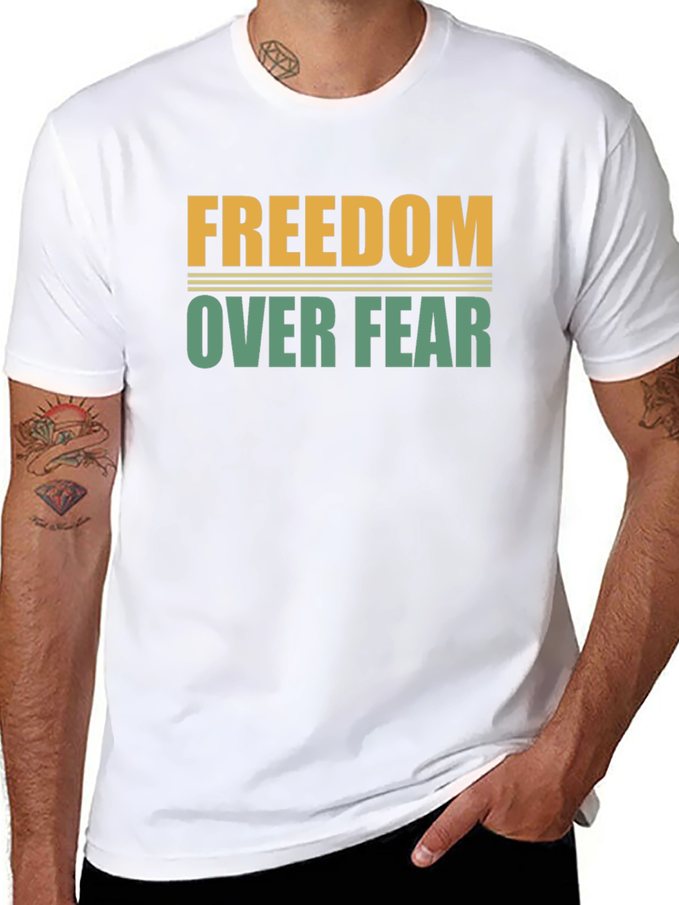 Freedom Over Fear Graphic Tee