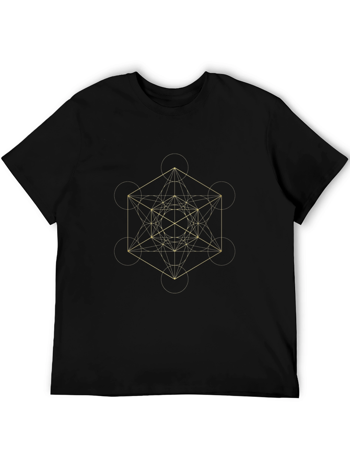 Geometric Cube Graphic T-Shirt