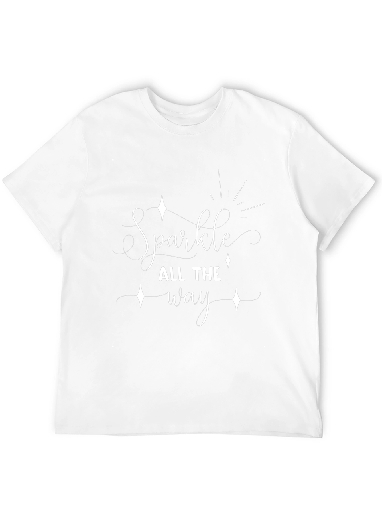 Sparkle All The Way Black T-Shirt